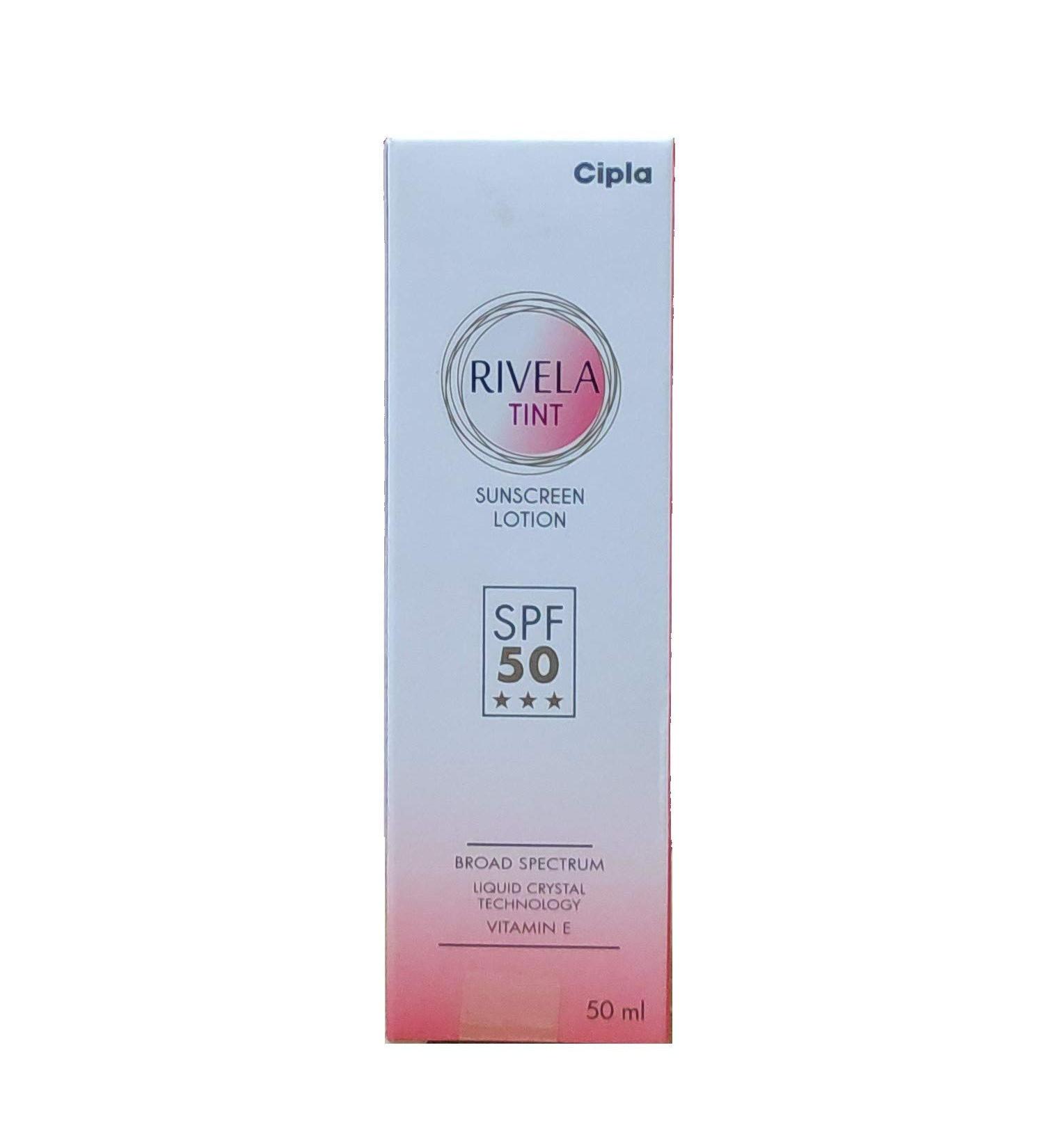 Cipla Rivela Tint SPF50 Sunscreen Lotion 50Ml by Cipla - Buy Online on GoSupps.com