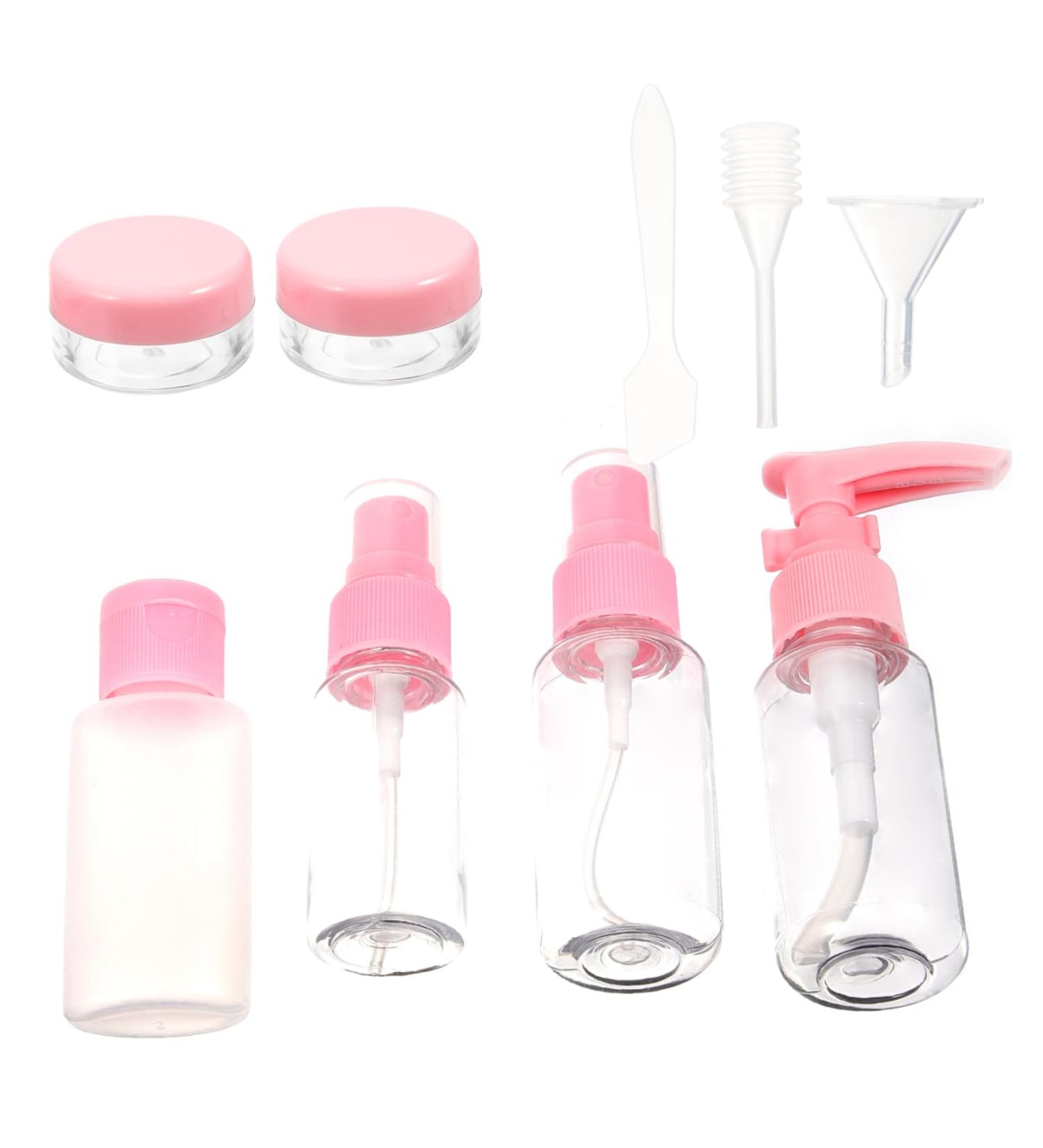 FRCOLOR Loose Powder Container plastic cream creme storage box Travel Cosmetic Jar medium Pink - Buy Online on GoSupps.com