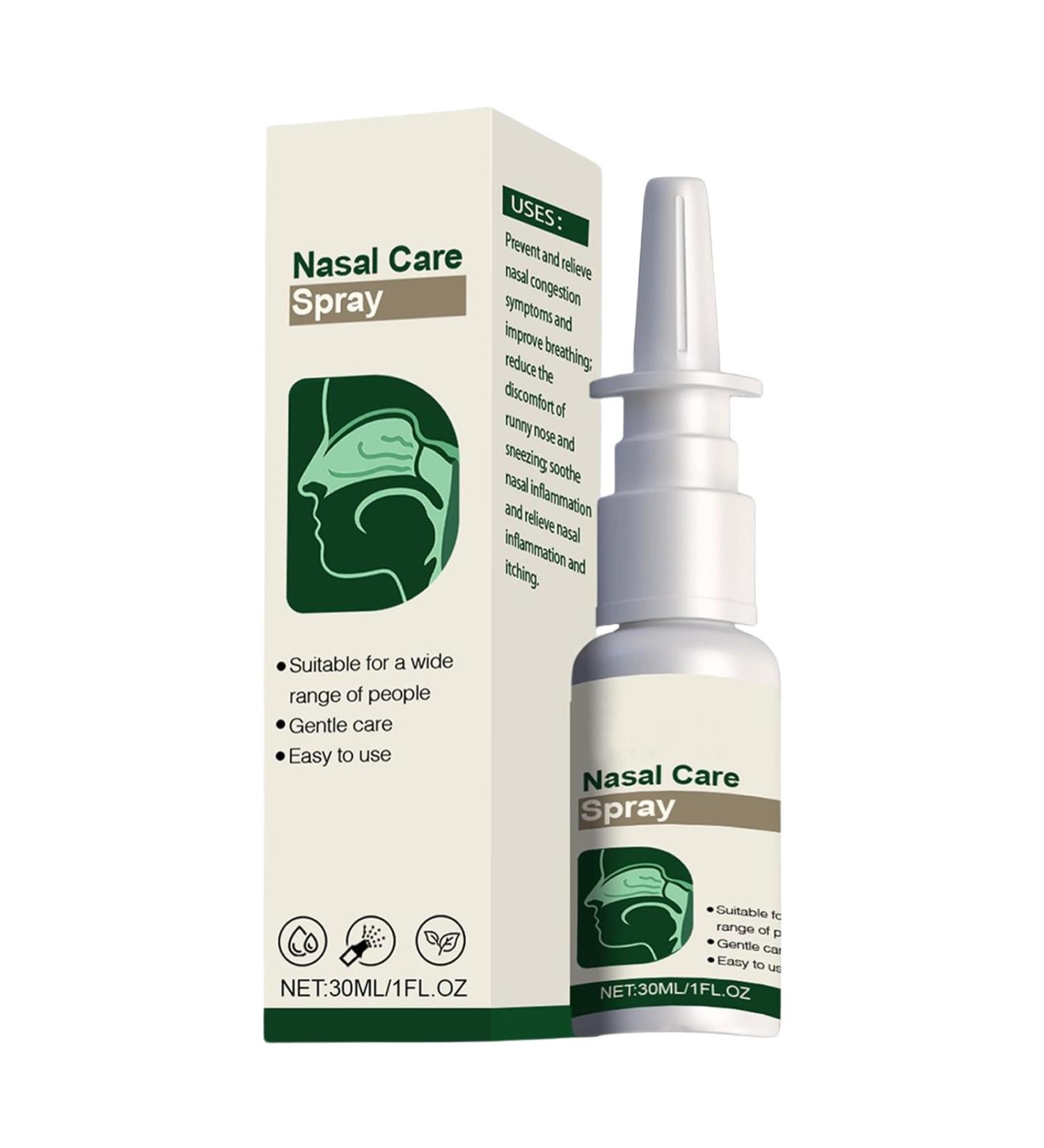 Nasal SprayNose Softener 30ml Natural Solution For Respiratory Care Long Lasting Cleanser For Women Men Children - Buy Online on GoSupps.com