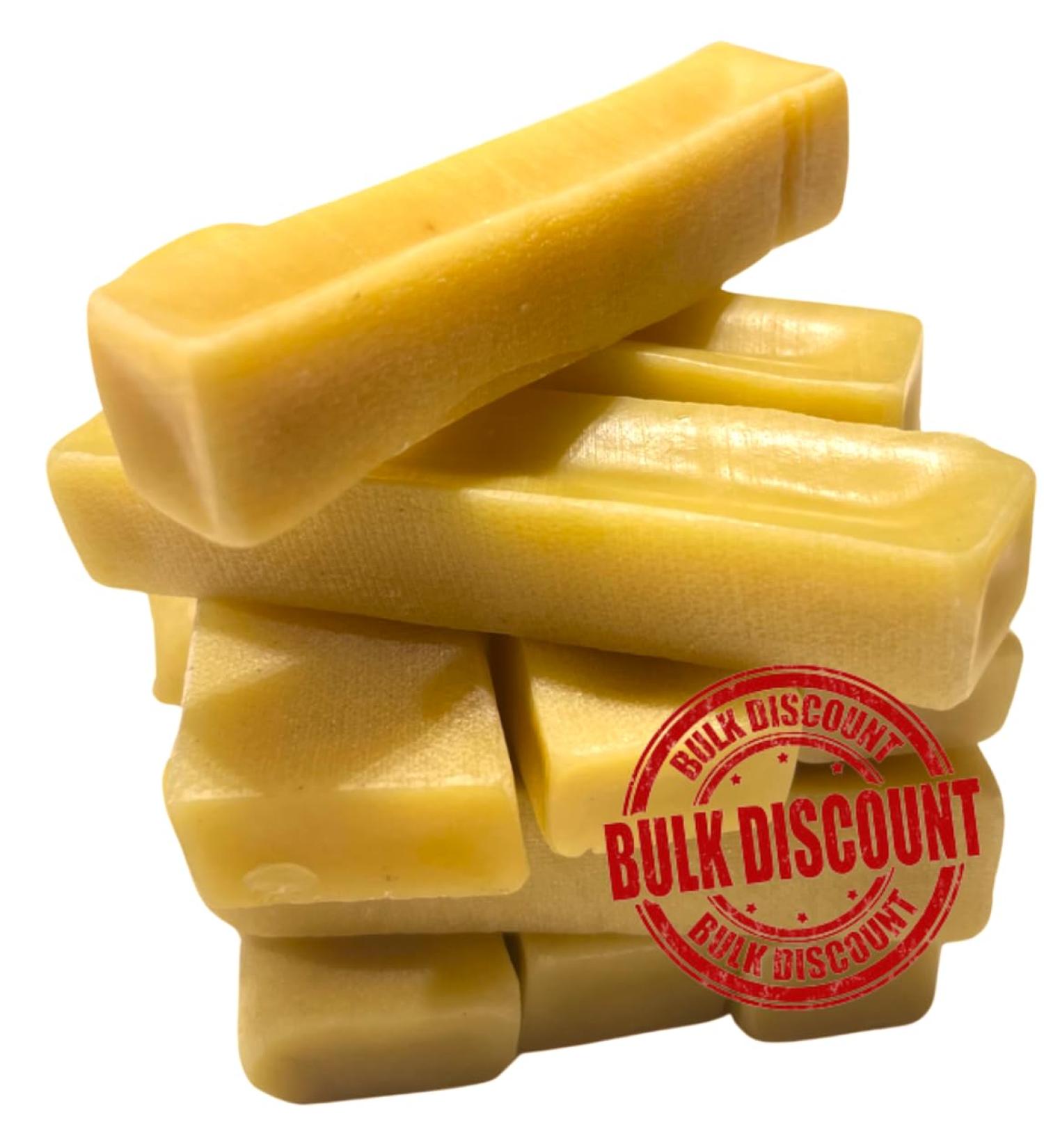 Himalayan Yak Cheese Dog Chew - Himalayan Dog Chew - *(Small Bulk 22-26 Count Approx.)* - (Small-M-L-XL-Jumbo) - Cheese Bones for Dogs - Natural - Long Lasting Dog Treats for Aggressive Chewers SMALL BULK ( 26 YAK CHEWS APPROX.) - Buy Online on GoSupps.com