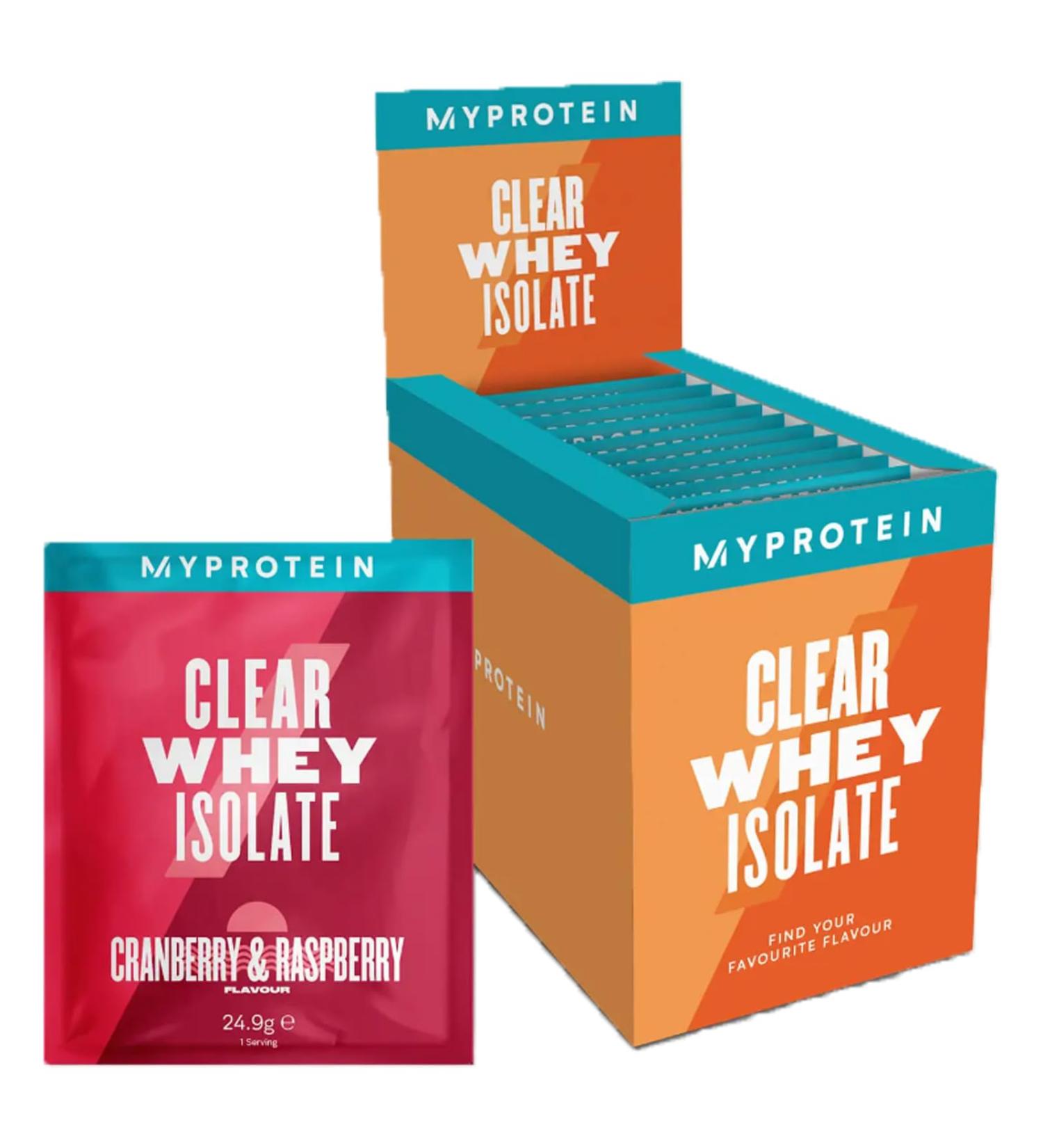 Clear Whey Protein Isolate Sample Pack - 20 Servings - Refreshing Shake Alternative - 20g Protein, 4g BCAA - Myprotein 500g - Buy Online on GoSupps.com