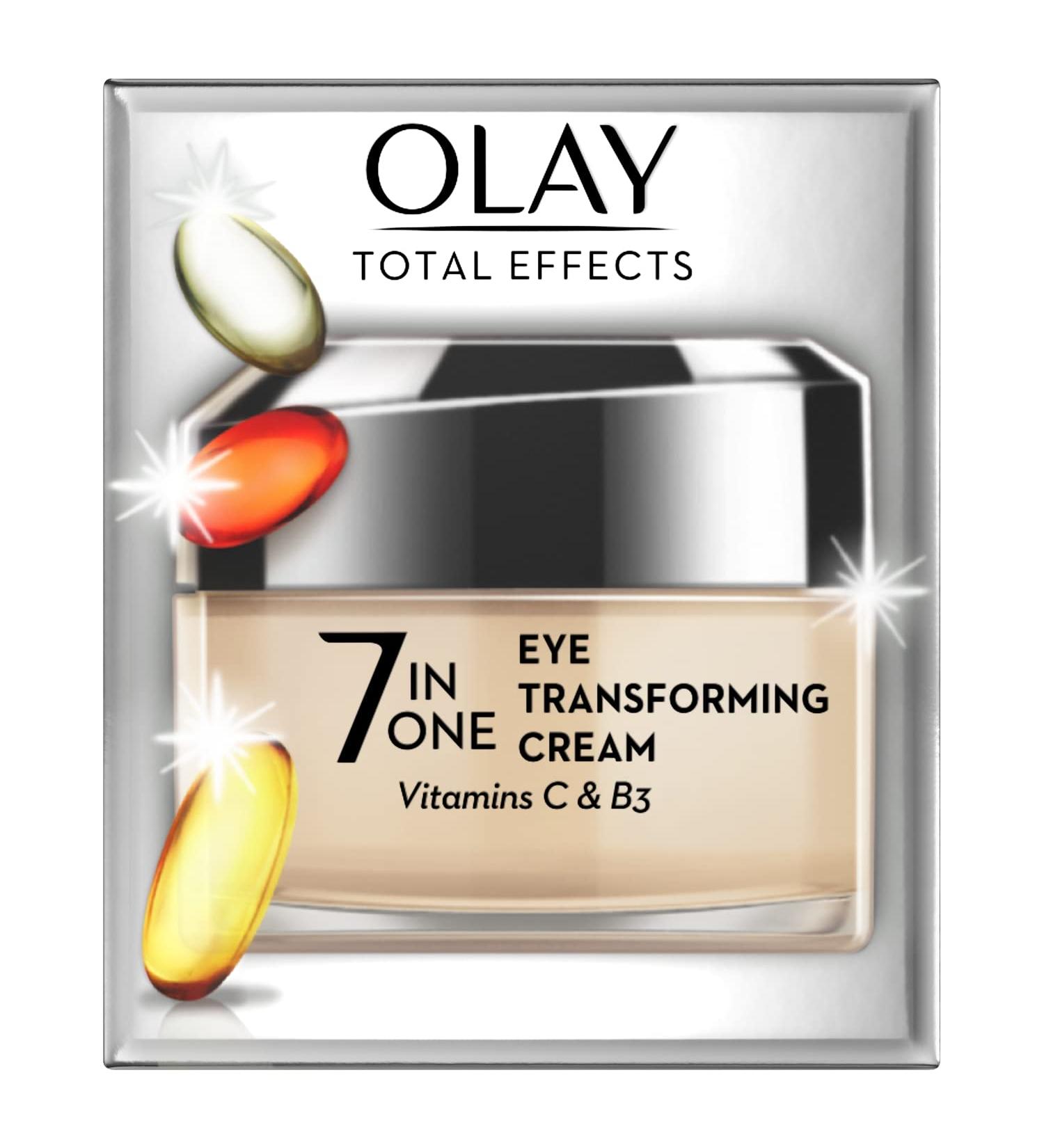 Olay Total Effects 7-in-1 Eye Transforming Moisturizer 15 ml - Anti-Aging Hydrating Eye Cream for Dark Circles & Puffiness - International Shipping Available - Buy Online on GoSupps.com