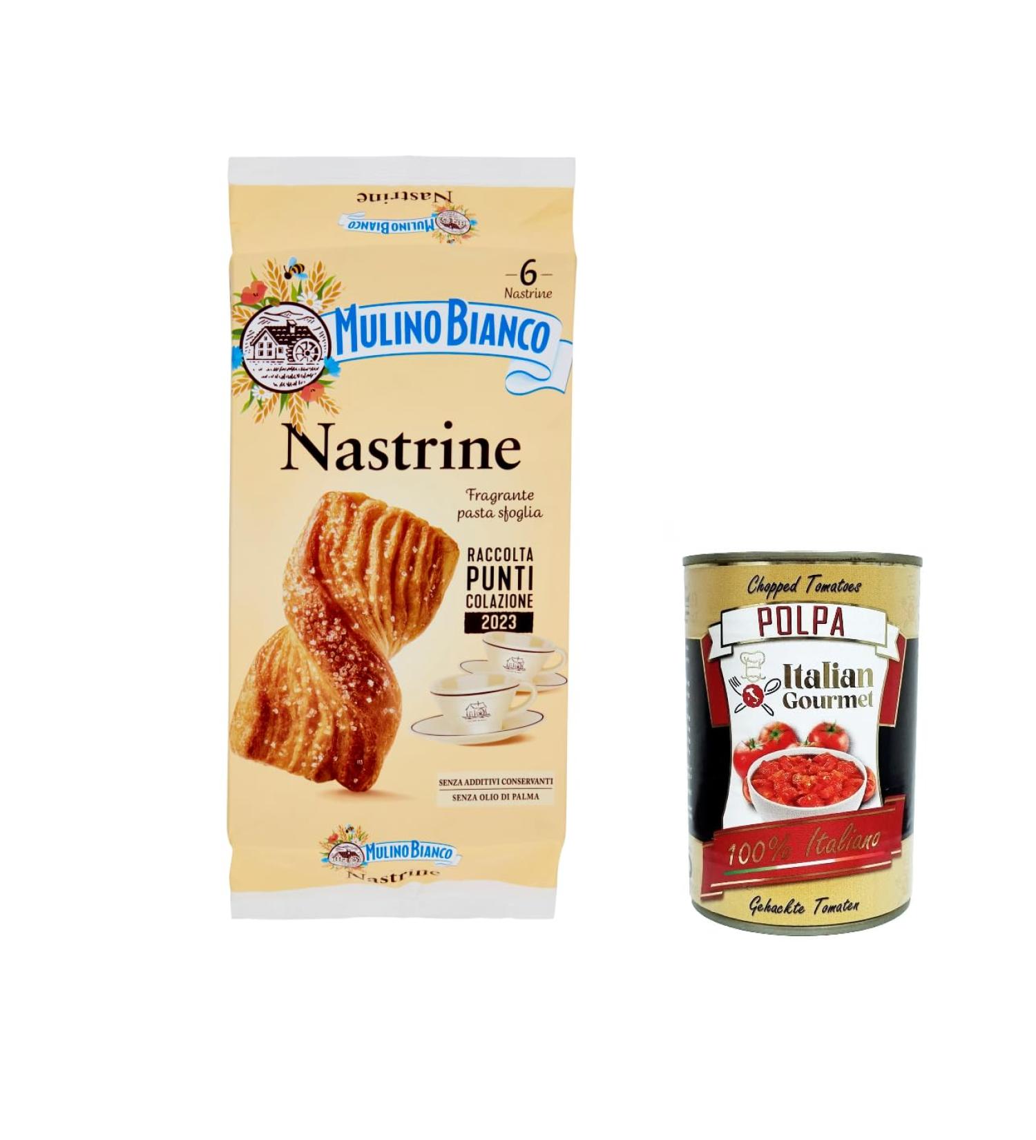  Italian Gourmet E.R. Mulino Bianco Nastrine Lot de 3 p tes feuillet es 240 g + Polpa Italian Gourmet Polpa 400 g - Buy Online on GoSupps.com