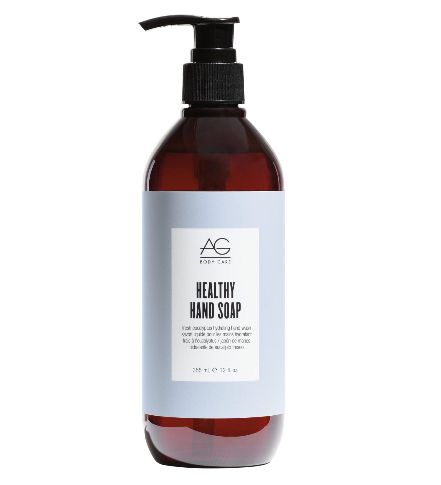 AG Care HEALTHY HAND SOAP fresh eucalyptus liquid hand wash 12 fl. oz. 12 Ounce