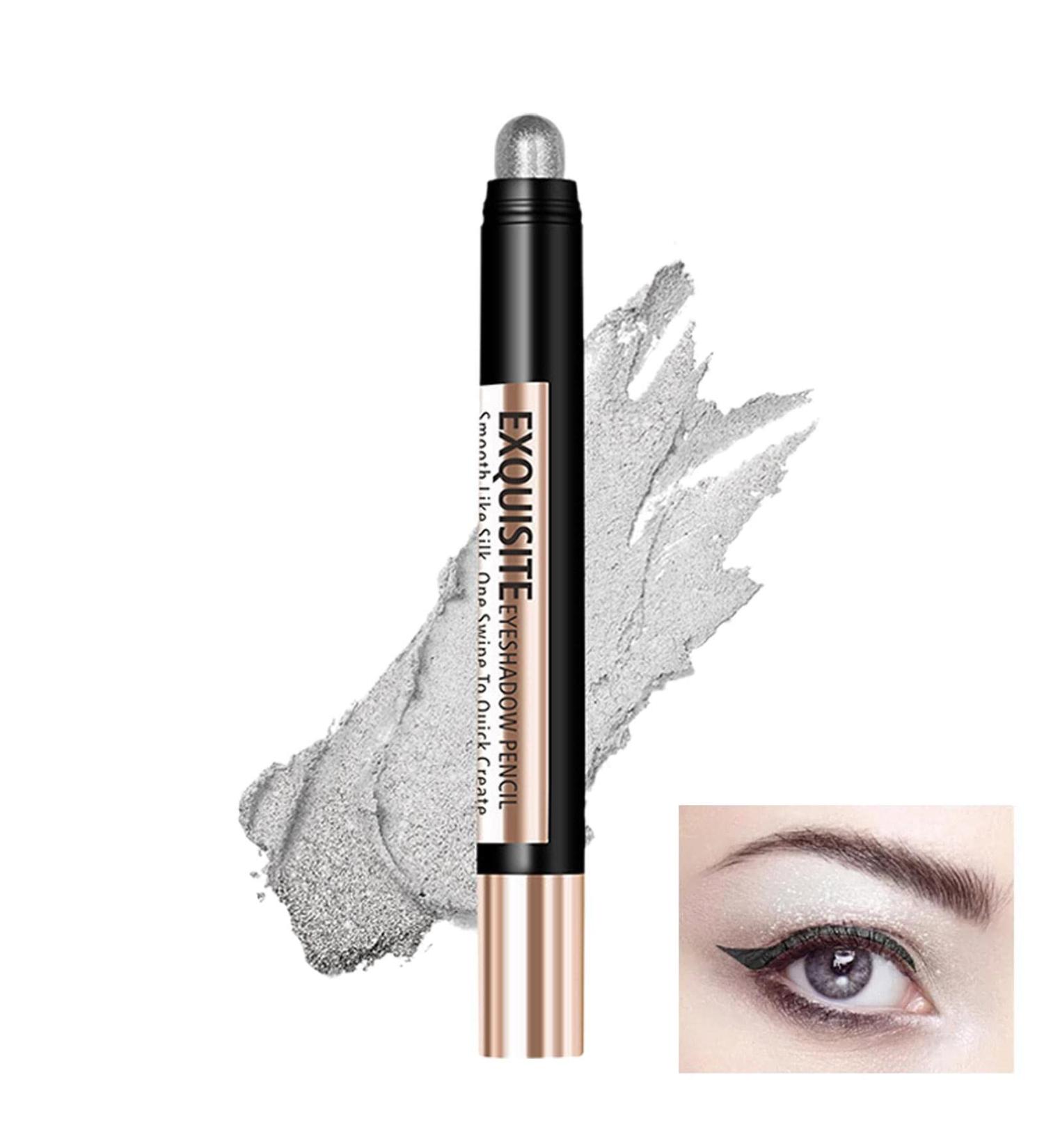 Eyeshadow Stick | Shimmer Cream Eyeshadow Pencil Crayon | Neutral Eyeshadow Stick | Champagne Eye Brightener Stick Highlighter Makeup Waterproof & Long Lasting 23# - Buy Online on GoSupps.com