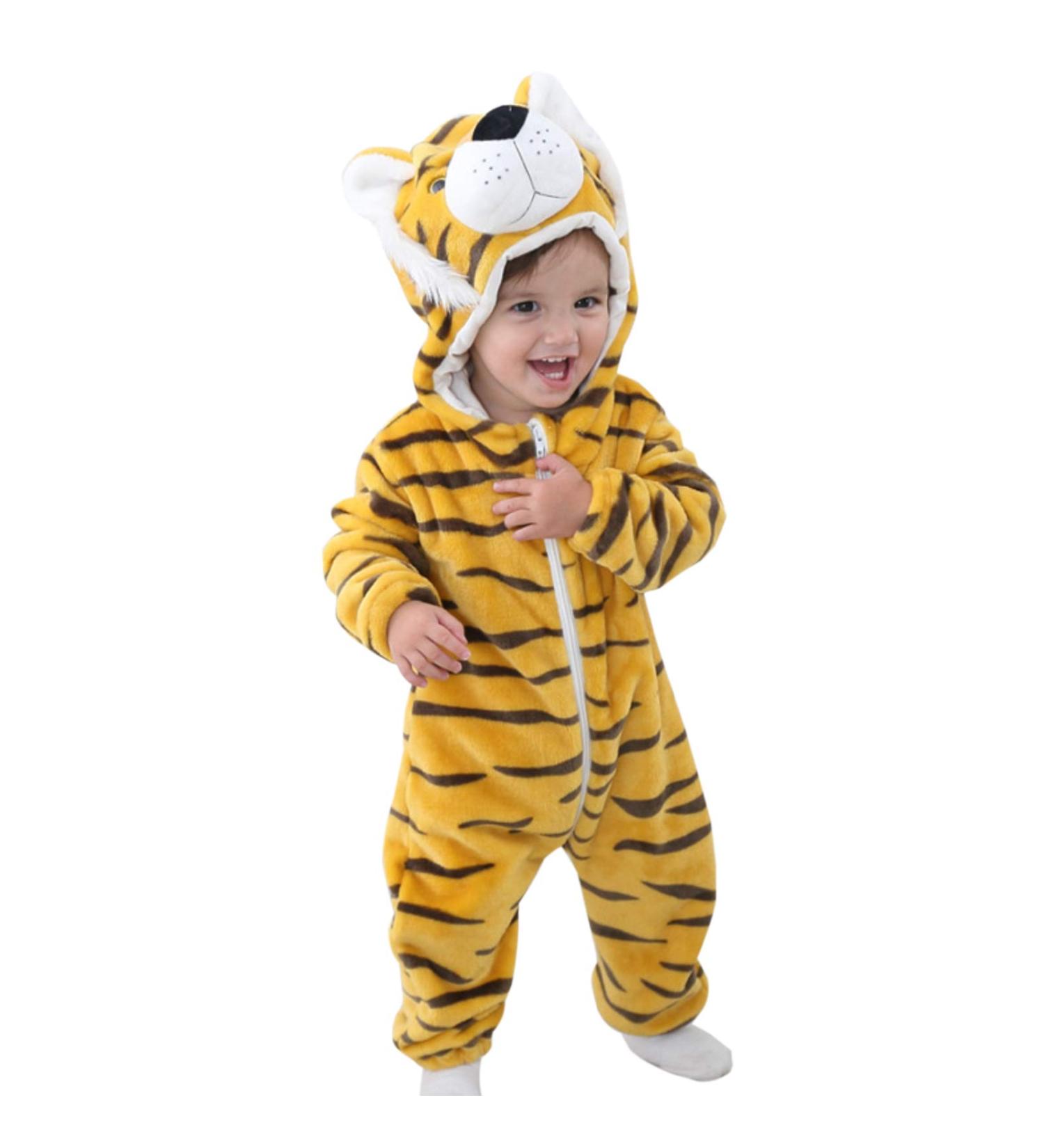 WSLCN Unisex Baby Toddler Romper Hooded Cartoon Pyjamas Sleepsuit | Size 18-24 Months - Buy Online on GoSupps.com