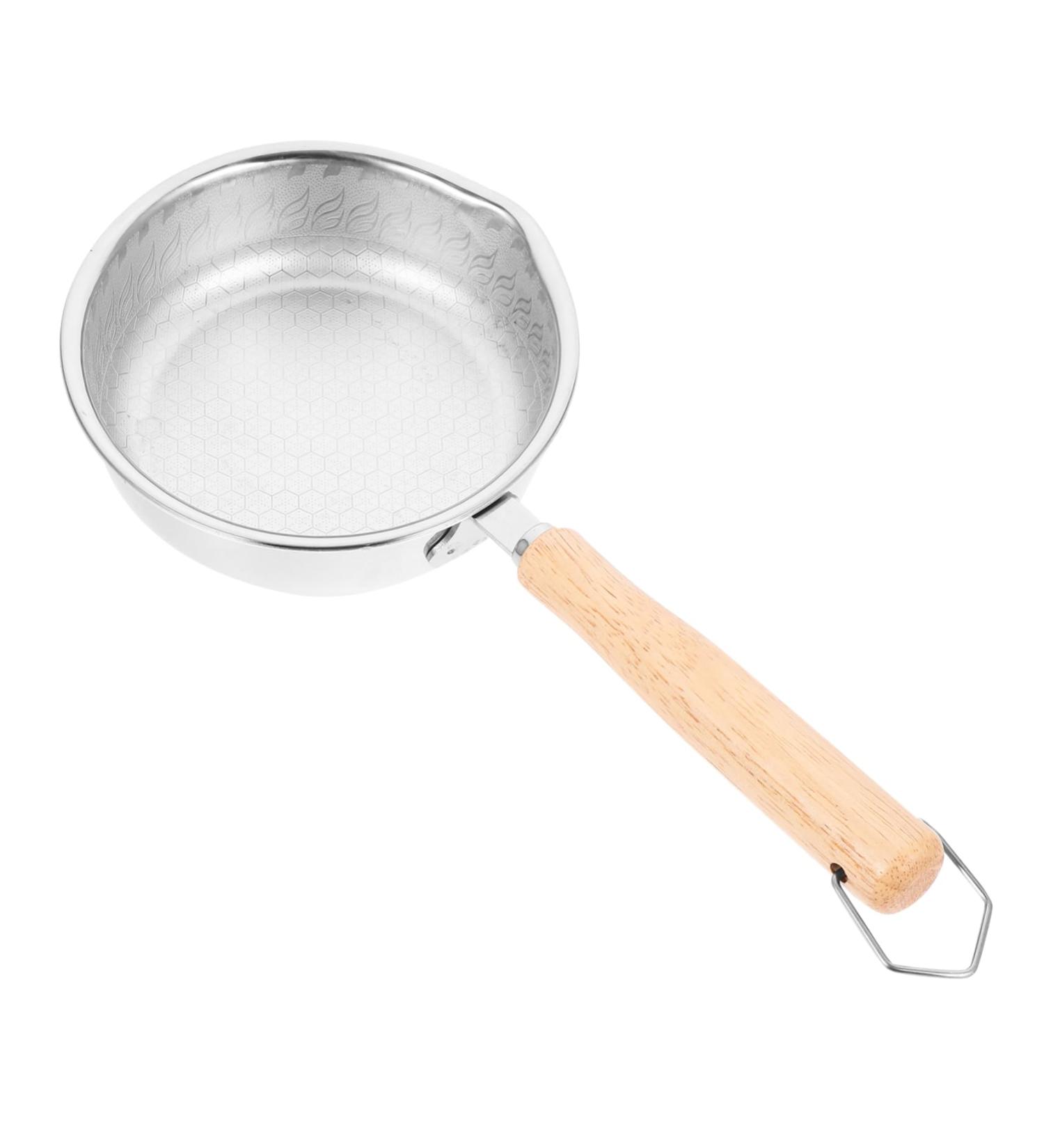 Zerodeko Stainless Steel Pot Griddle Egg Pan Frying Pan Kitchen Egg Cooker Fry Pan for Eggs Kitchen Pan Honeycomb Skillet Household Skillet Wood Non Stick Cooking Utensils - Buy Online on GoSupps.com