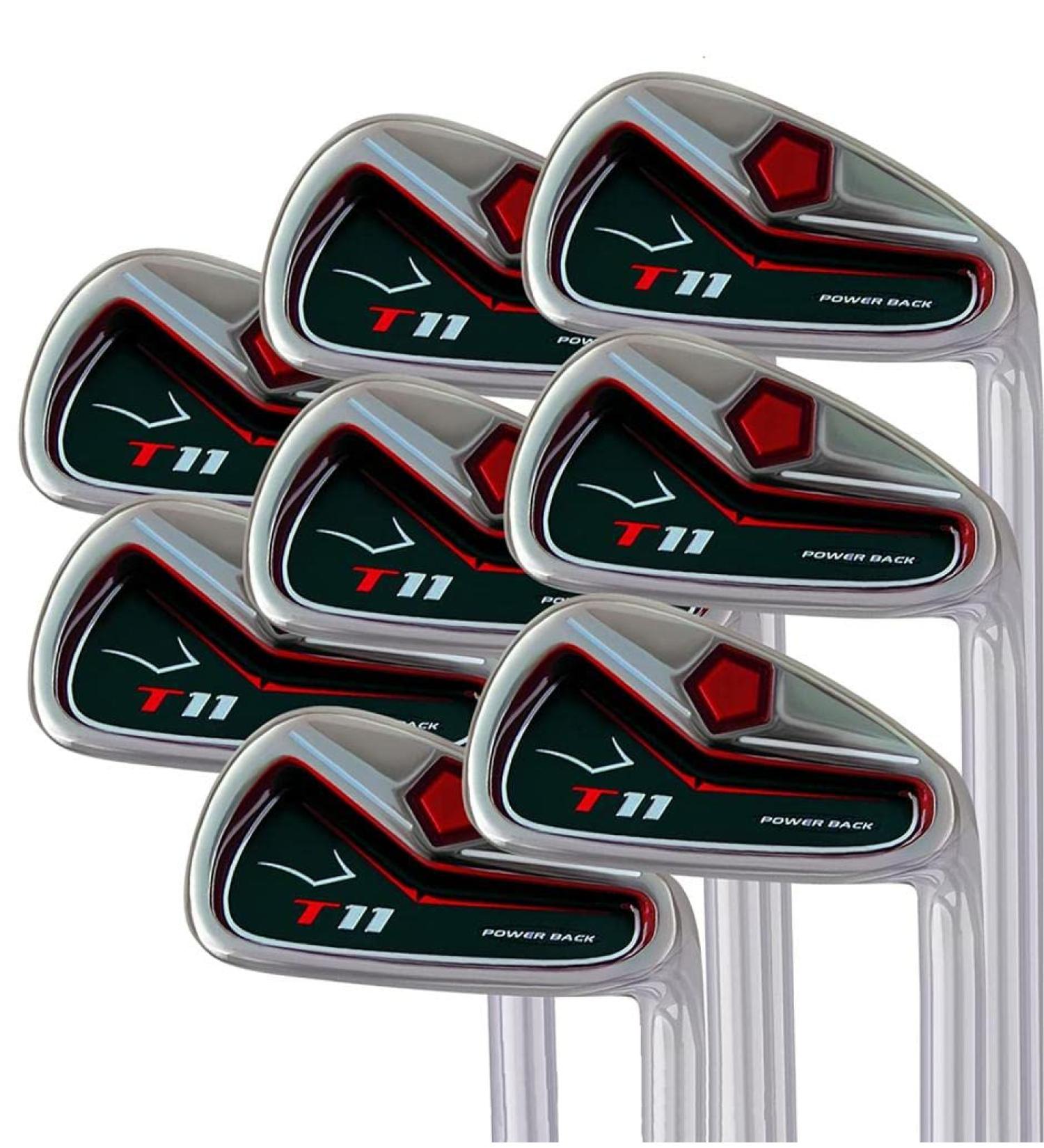 T11 Power Back Iron Set 4-SW Custom Made Golf Clubs Right Hand Regular R Flex Steel Shafts Men's Standard Irons