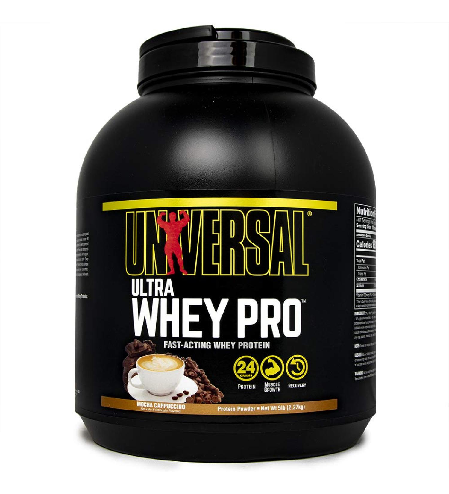 Universal Nutrition Ultra Whey Pro Protein Powder - Mocha Cappuccino 5 lb (2.27 kg) | Best Protein Supplement - Buy Online on GoSupps.com