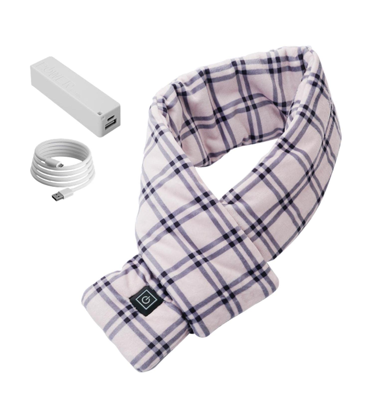 WKshuFT Heated Scarf USB Electric Heated Scarves The Best Gift for Your Parents Upgraded Heated Neck Wrap Heat Scarves with Heating Pad Winter Neck Warmer for Women Men(B) - Buy Online on GoSupps.com