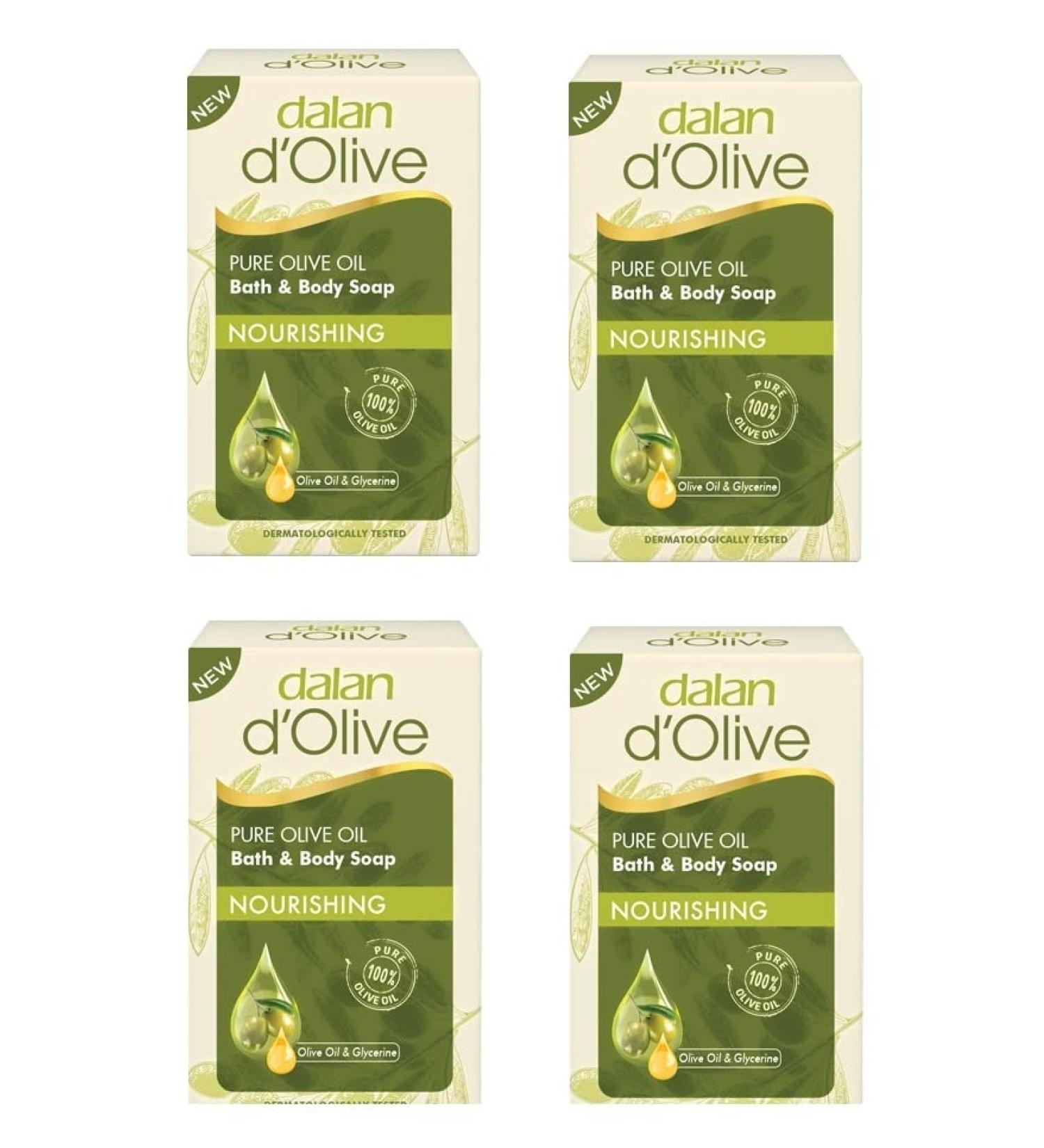Dalan Pure Olive Oil Bath & Body Soap 7oz (200g) | Natural Moisturizing Soap for Healthier Skin - Buy Internationally - Buy Online on GoSupps.com