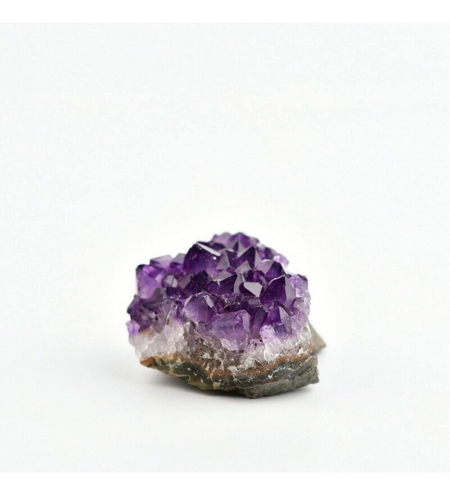 1pc Natural Quartz Crystal Amethyst Cluster Geode Specimen Stones Reiki Crystal Stone - Buy Online on GoSupps.com