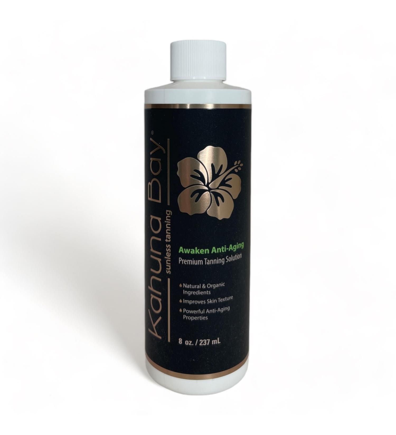 Awaken Anti-Aging Airbrush Spray Tanning Solution DARK SAMPLE 8oz