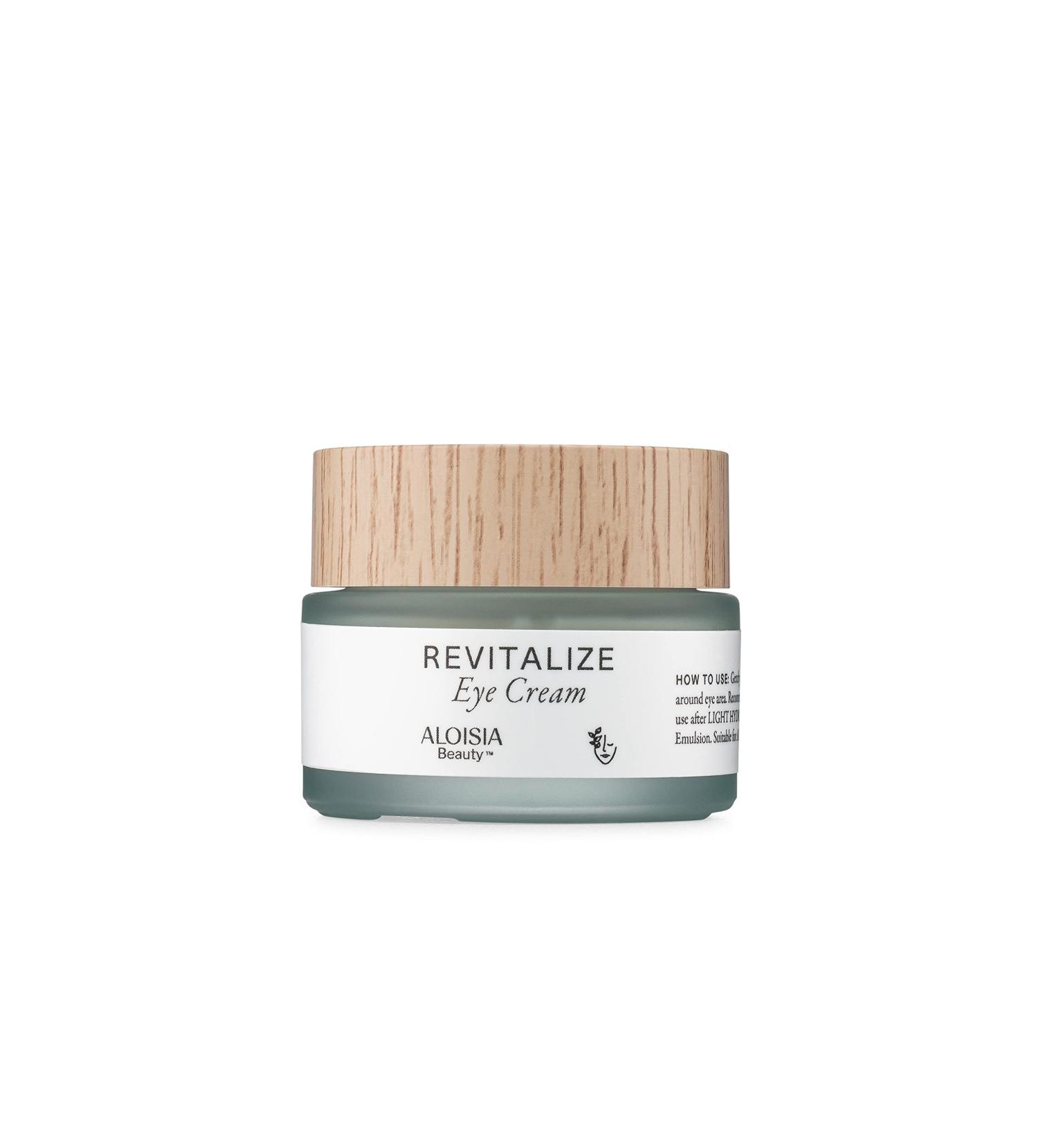 Aloisia Beauty REVITALIZE Eye Cream - Intensive Hydrating Treatment for Youthful Eyes Brightening Eye Cream helps Reduce Dark Circles and Puffiness for an Illuminated and Revitalized Appearance.