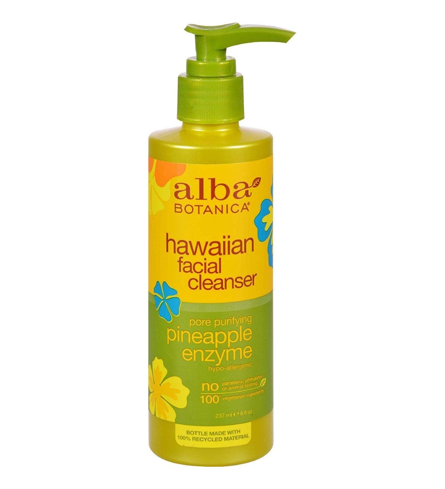 Alba Botanica Hawaiian Pineapple Enzyme Facial Cleanser 8 Oz - Buy Online on GoSupps.com