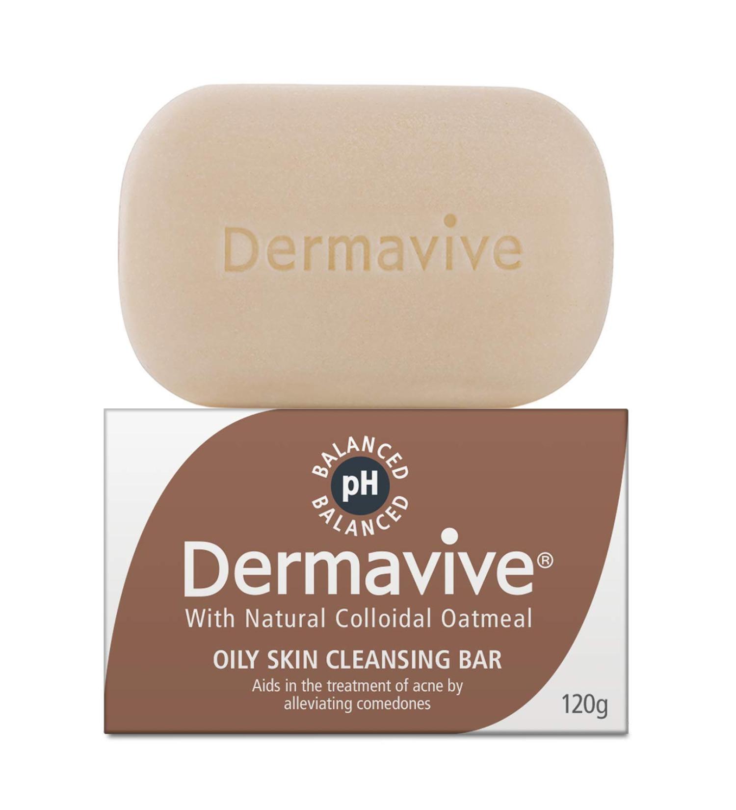 Oily Skin Cleansing Bar - Acne Treatment Soap-Free Bar with Colloidal Oatmeal | Natural & Effective for Oily Prone Skin | 120g - Buy Online on GoSupps.com