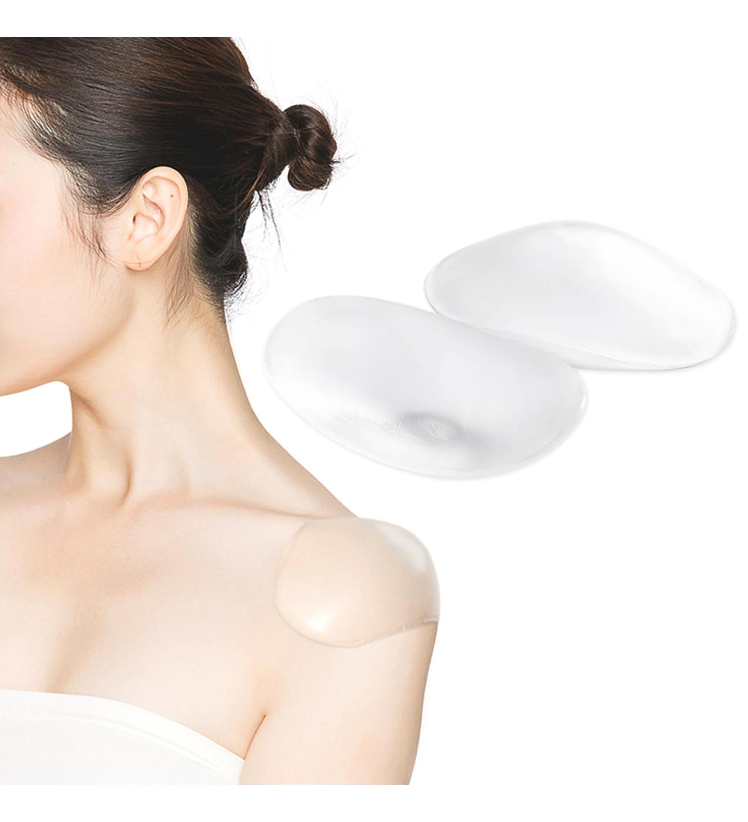 Silicone Shoulder Pads for Women Anti-Slip Self Adhesive Invisible Shoulder Push-Up Pads Reusable Shoulder Height Enhancer 1 Pair Shoulder Supports - Buy Online on GoSupps.com