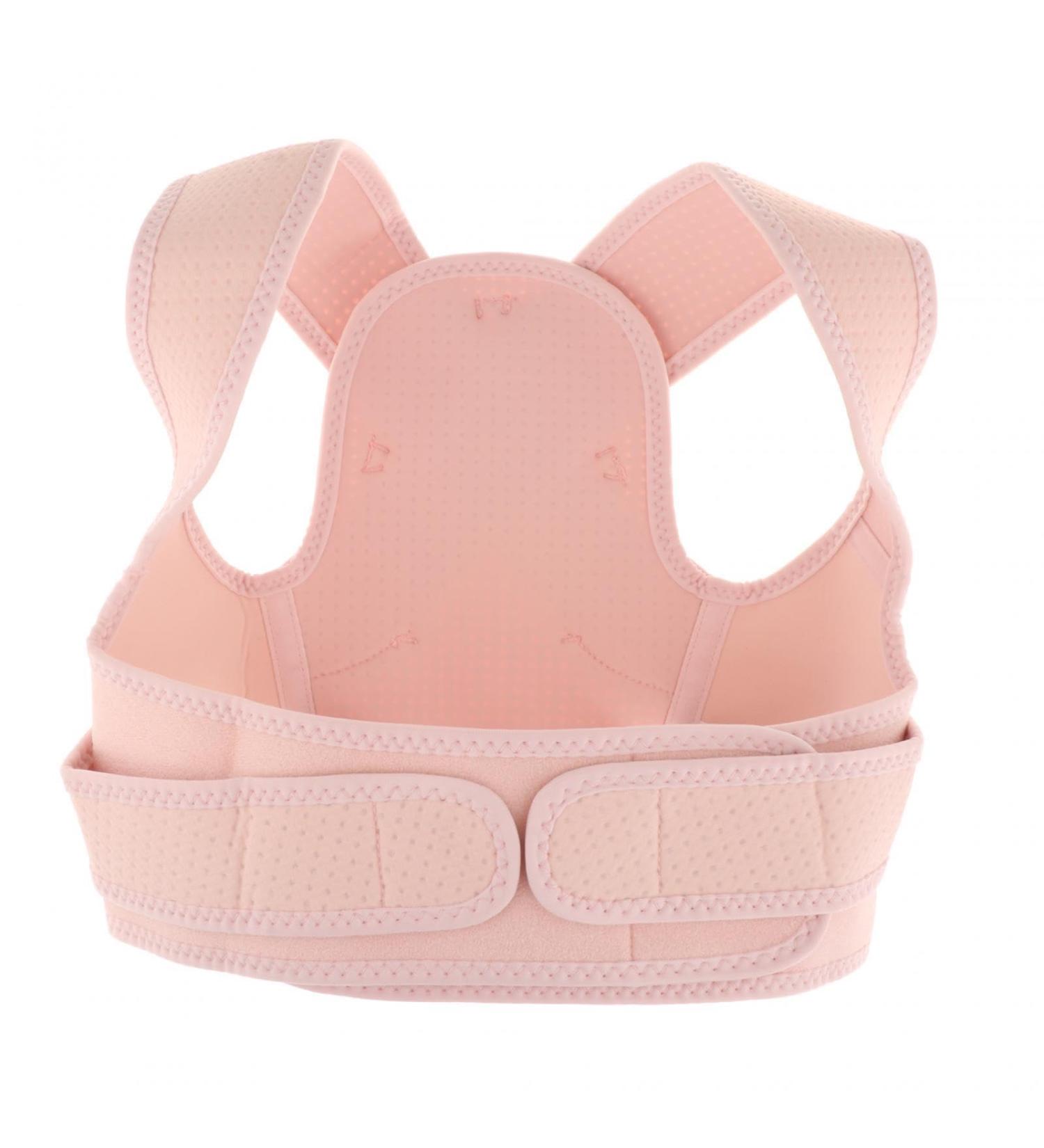 Amagogo Posture Correct Back Brace Support Lightweight Comfortable Ergonomics Design Trainer for Men and Women for Back Hunchback Pink XS S - Buy Online on GoSupps.com