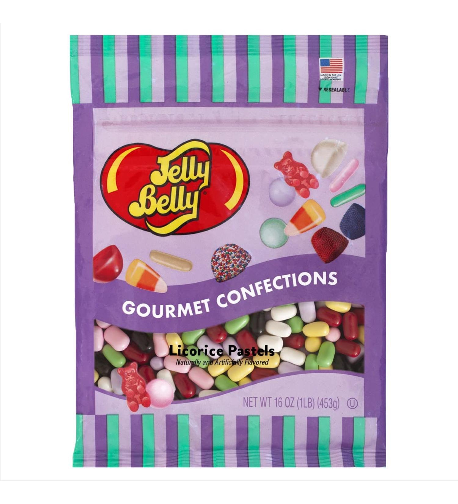 Jelly Belly Licorice Pastels - 1 Pound (16 Ounces) Resealable Bag - Genuine  Official  Straight from the Source - Buy Online on GoSupps.com
