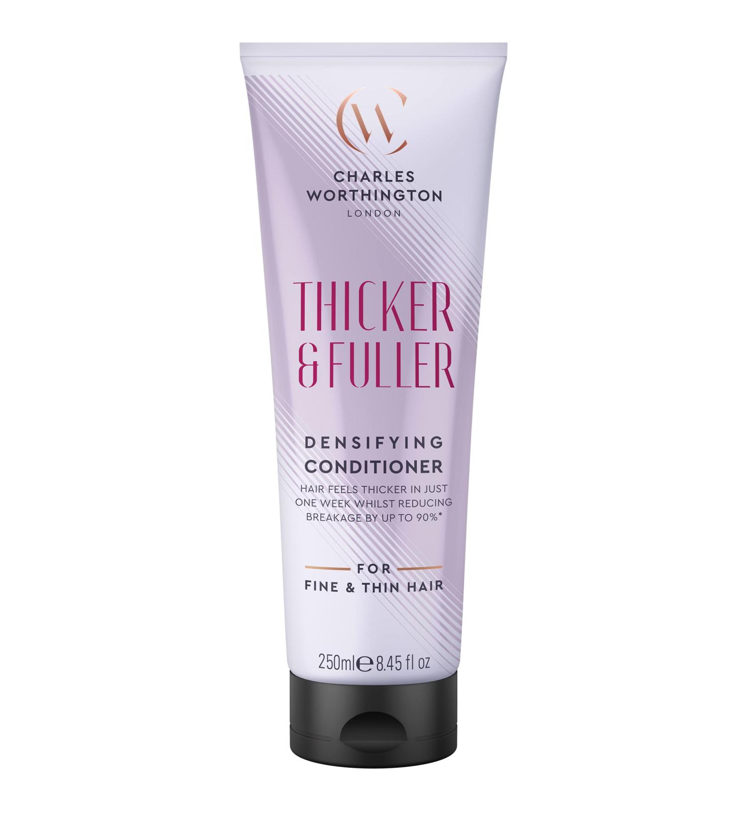 Charles Worthington Thicker & Fuller Conditioner - Hair Thickening Salon Formula for Fine Hair 250ml - Buy Internationally - Buy Online on GoSupps.com