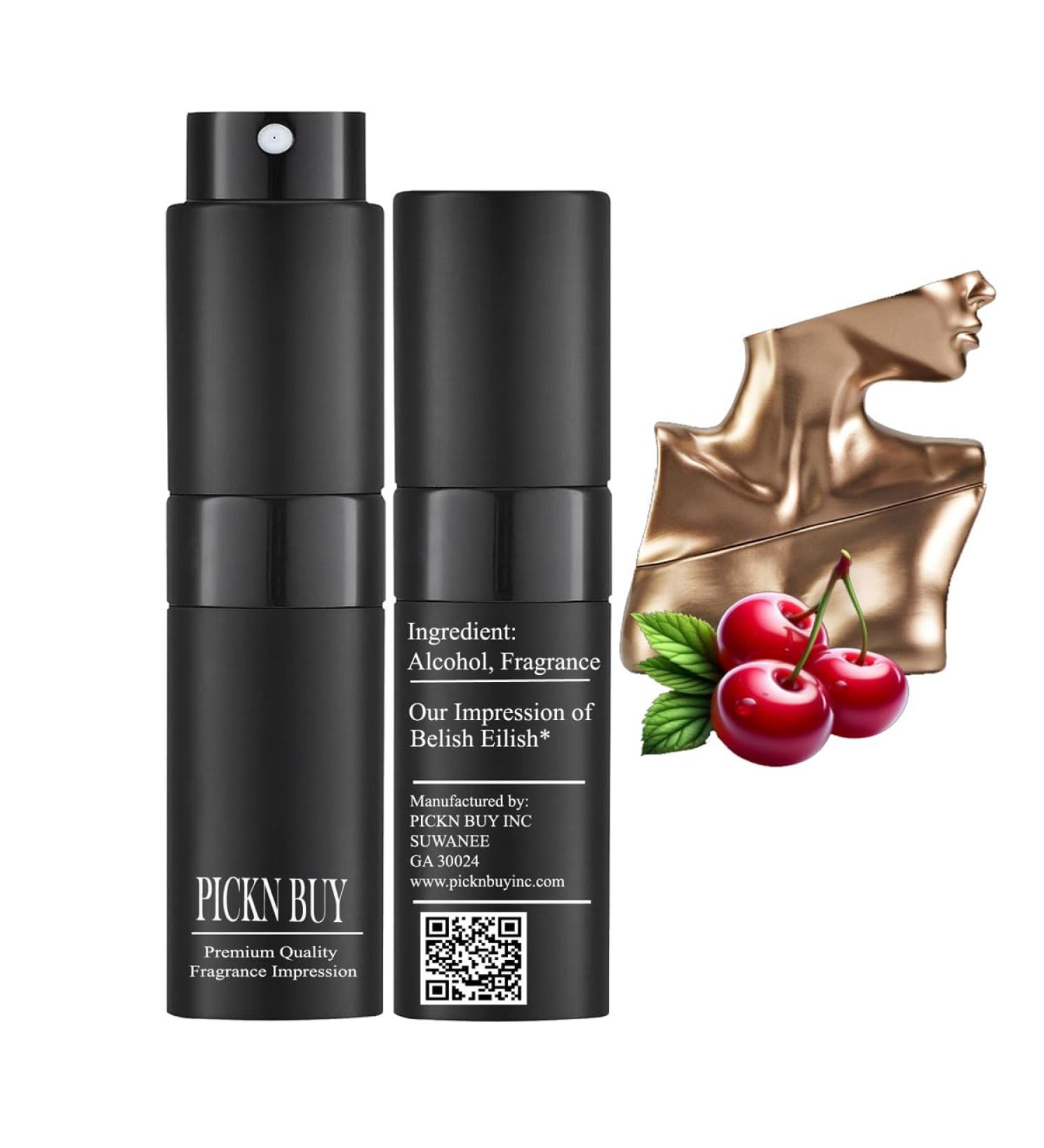 PICKN BUY Luxury Perfume for Women 0.34 Fl oz Scent Compatible to Elish Perfume Made in USA Long-Lasting Spray Comes in Refilable Bottle Voyage Impression 0.34 Fl Oz (Pack of 1)