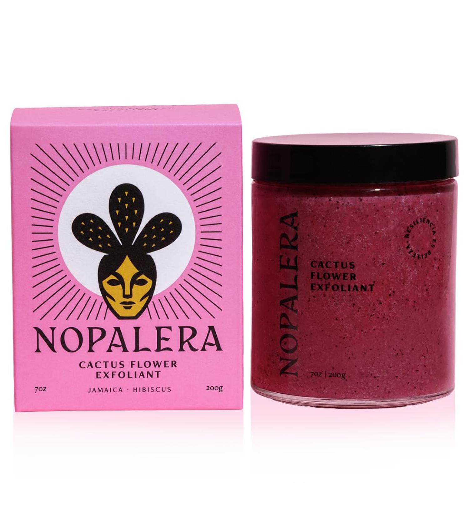Nopalera Hibiscus Cactus Flower Exfoliant - Exfoliating Face & Body Scrub 3-in-1 Cleanser Exfoliator & Moisturizer Vegan Cruelty-Free Natural Floral Scent Dye Free 6 oz. - Buy Online on GoSupps.com