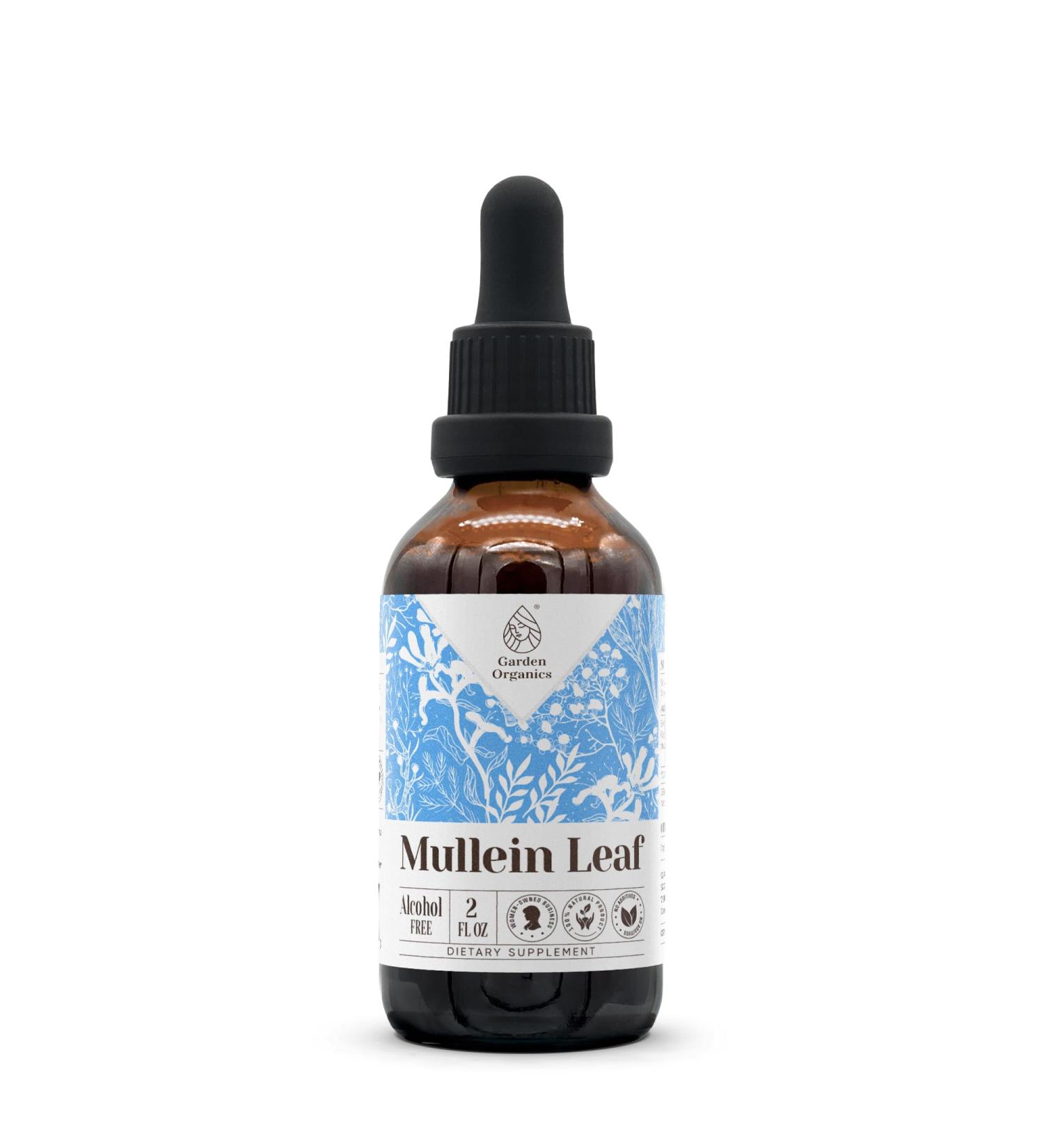 Mullein Leaf Alcohol-Free Natural Tincture Extract Immune System Booster Liquid Drops Made from 100% (2 fl oz) 2 Fl Oz (Pack of 1) - Buy Online on GoSupps.com