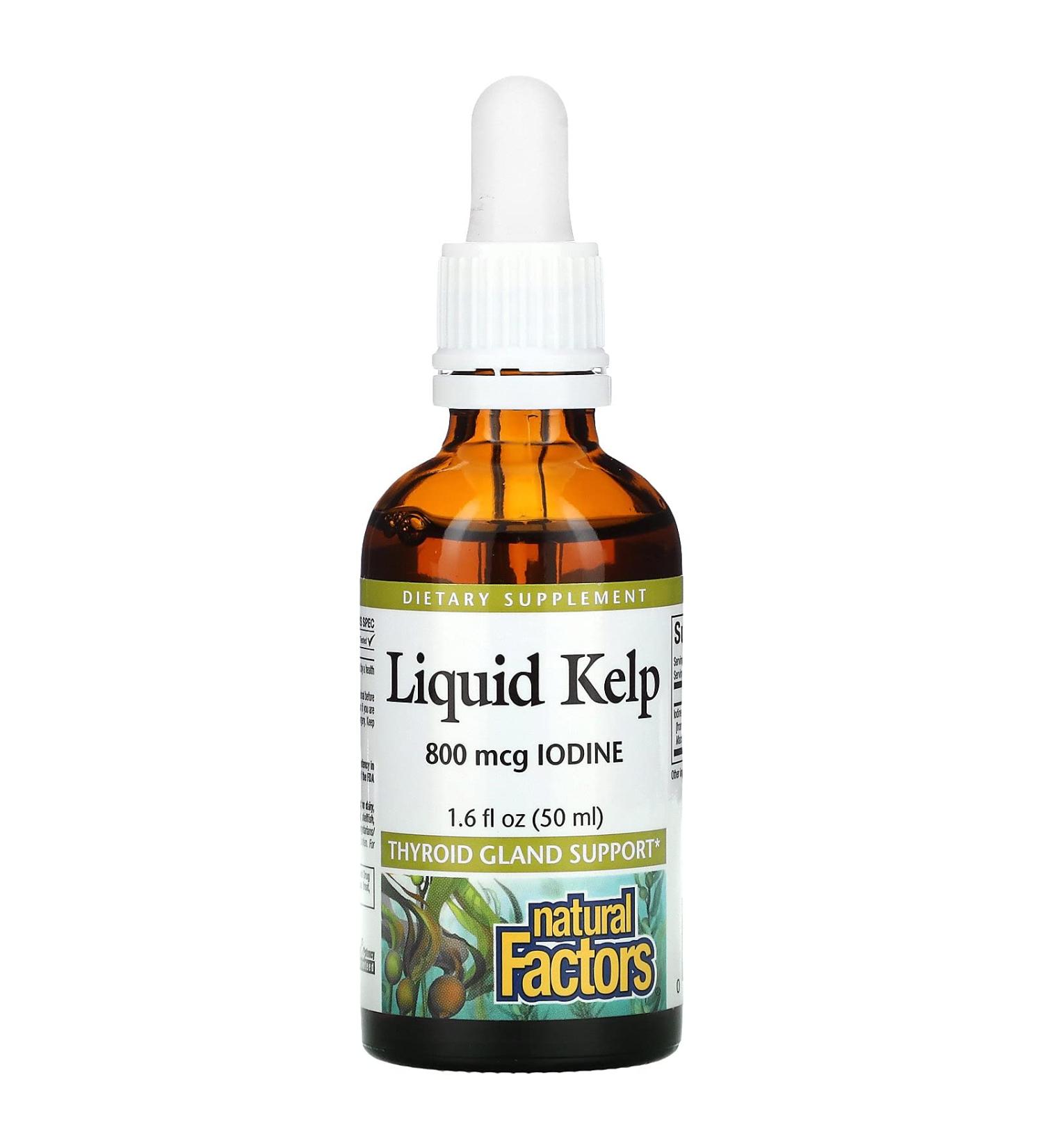 Natural Factors Liquid Kelp 1.6 fl oz (50 ml)