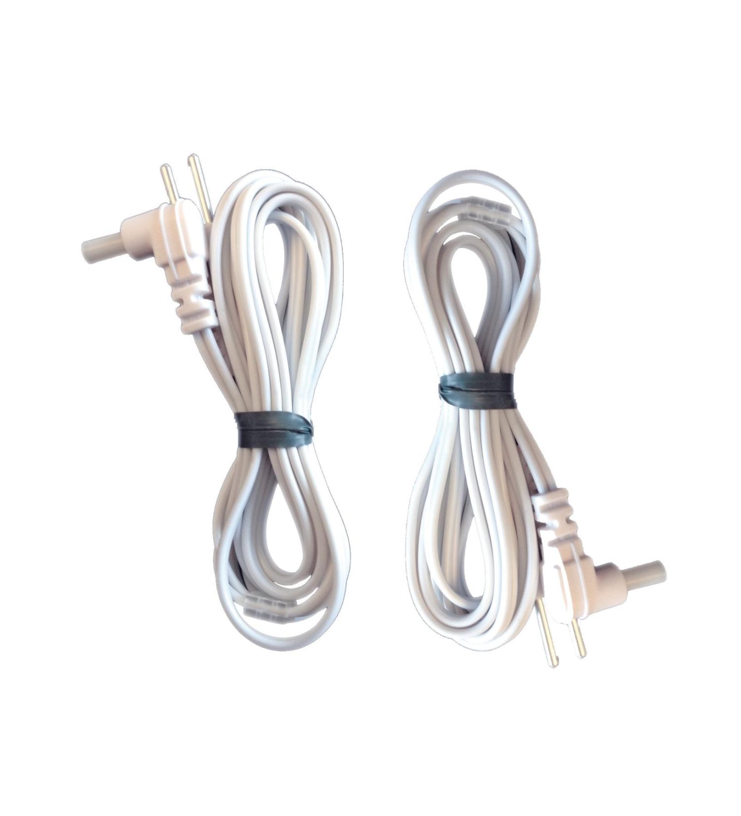 Buy Connection Cable (2 Pieces) for TENS & EMS Devices | International Shipping Available - Buy Online on GoSupps.com