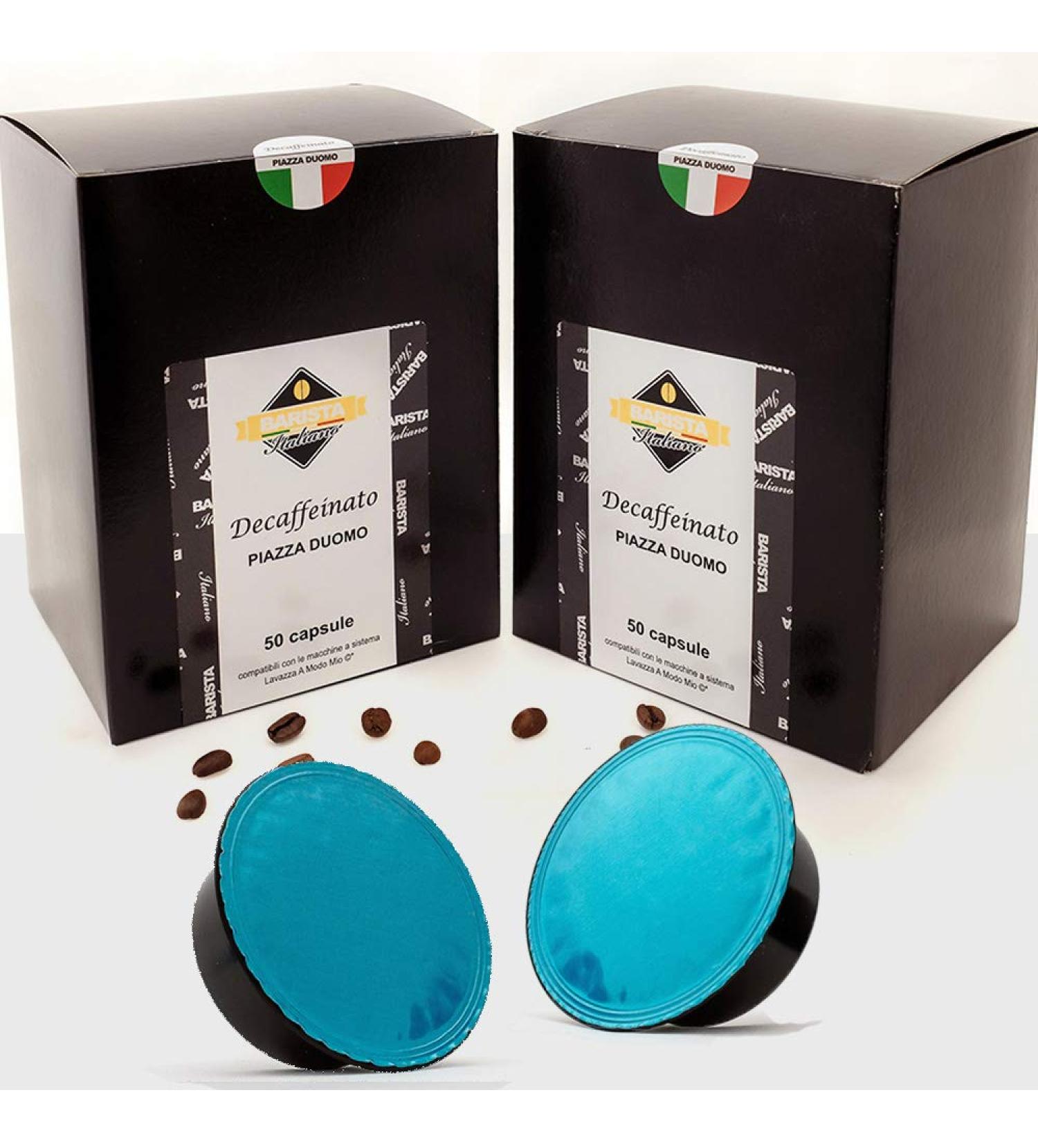 BaristaItaliano UK 100 Capsules Compatible with A Modo Mio Machines (DECAF) - Buy Online on GoSupps.com