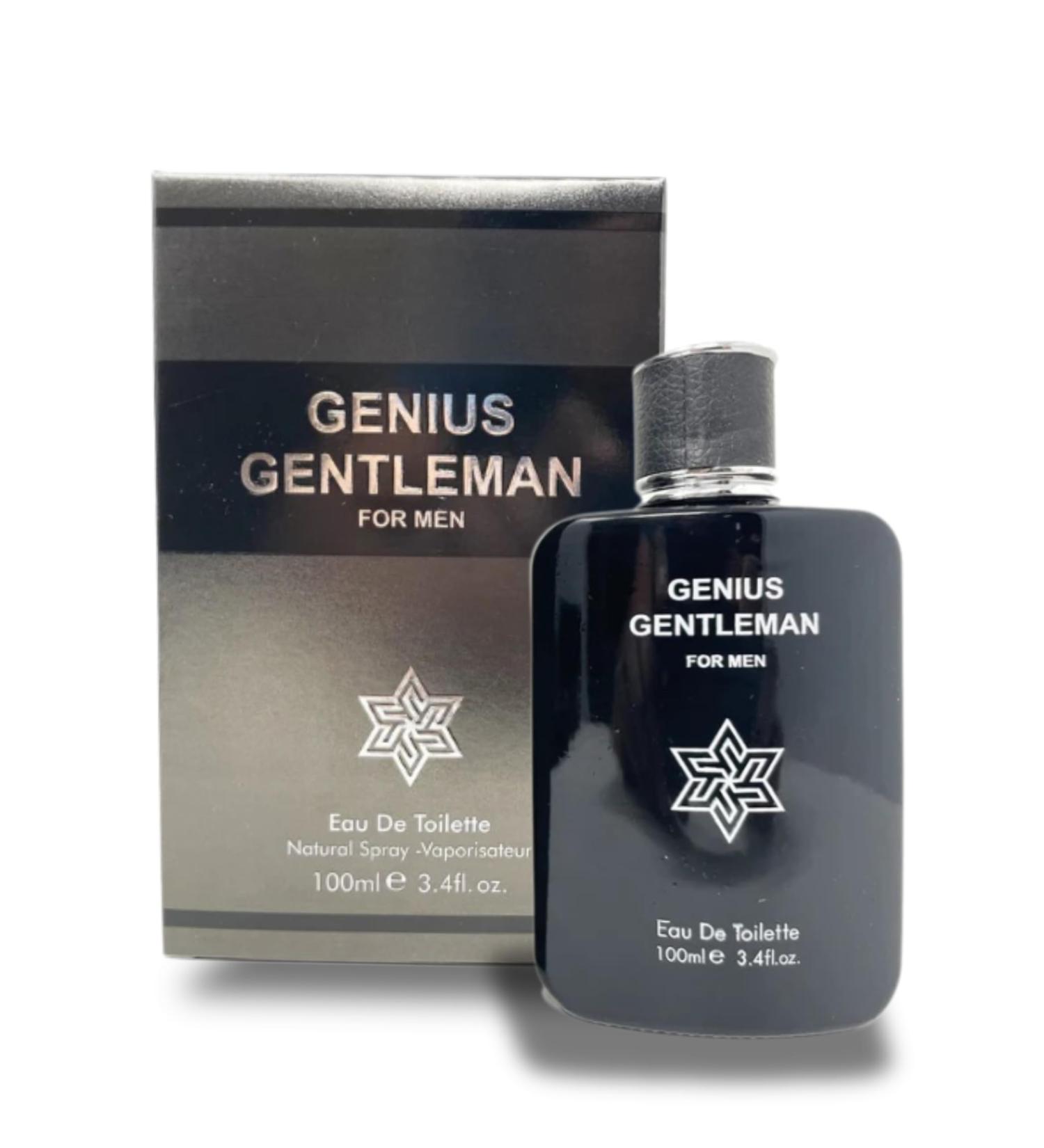 GENIUS GENTLEMAN EAU DE TOILETTE 3.4 FL. Oz Woody Aromatic fragrance for men. - Buy Online on GoSupps.com