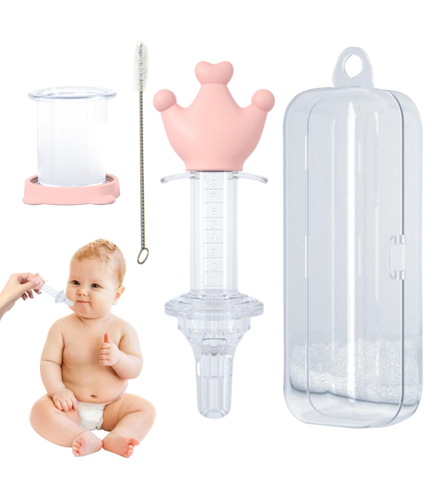 Best Cartoon Medicine Dispenser for Children | Baby Feeding Utensils Liquid Medication Drip Syringe & Firulab Pink Donor - Buy Online on GoSupps.com