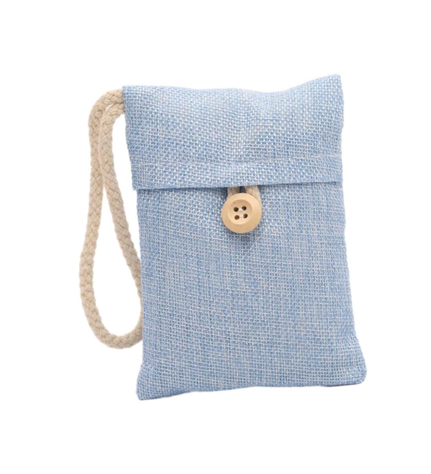 Kawehiop Non-Toxic Bamboo Charcoal Air Purifying Bag - Odor Prevention & Eco-Friendly Sky Blue Color - Buy Online on GoSupps.com