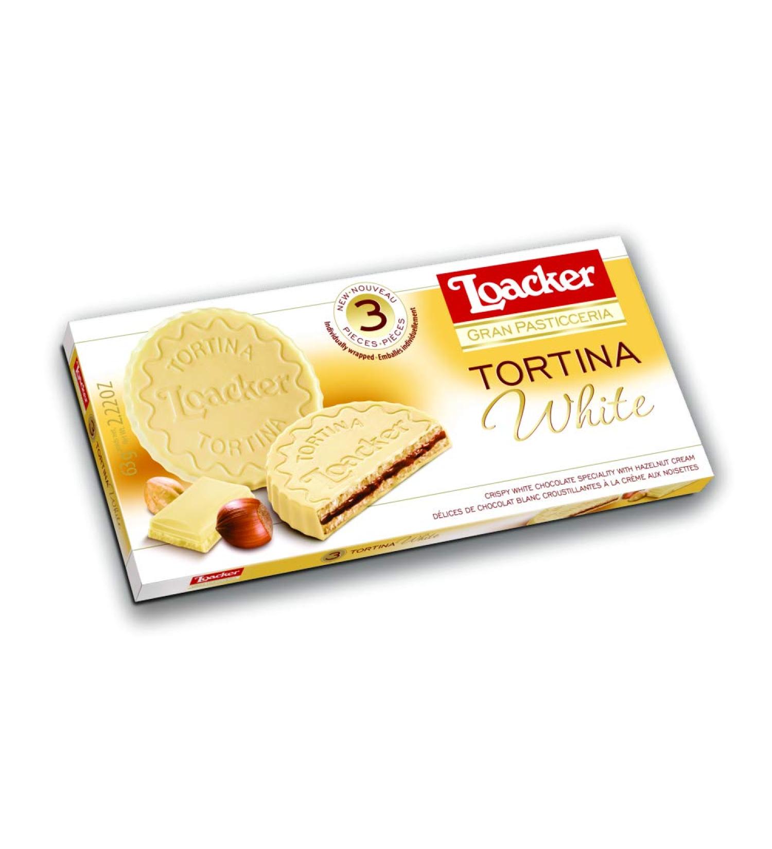 LOACKER Gran Pasticceria Tortina White 3 x 21g - Buy Online on GoSupps.com