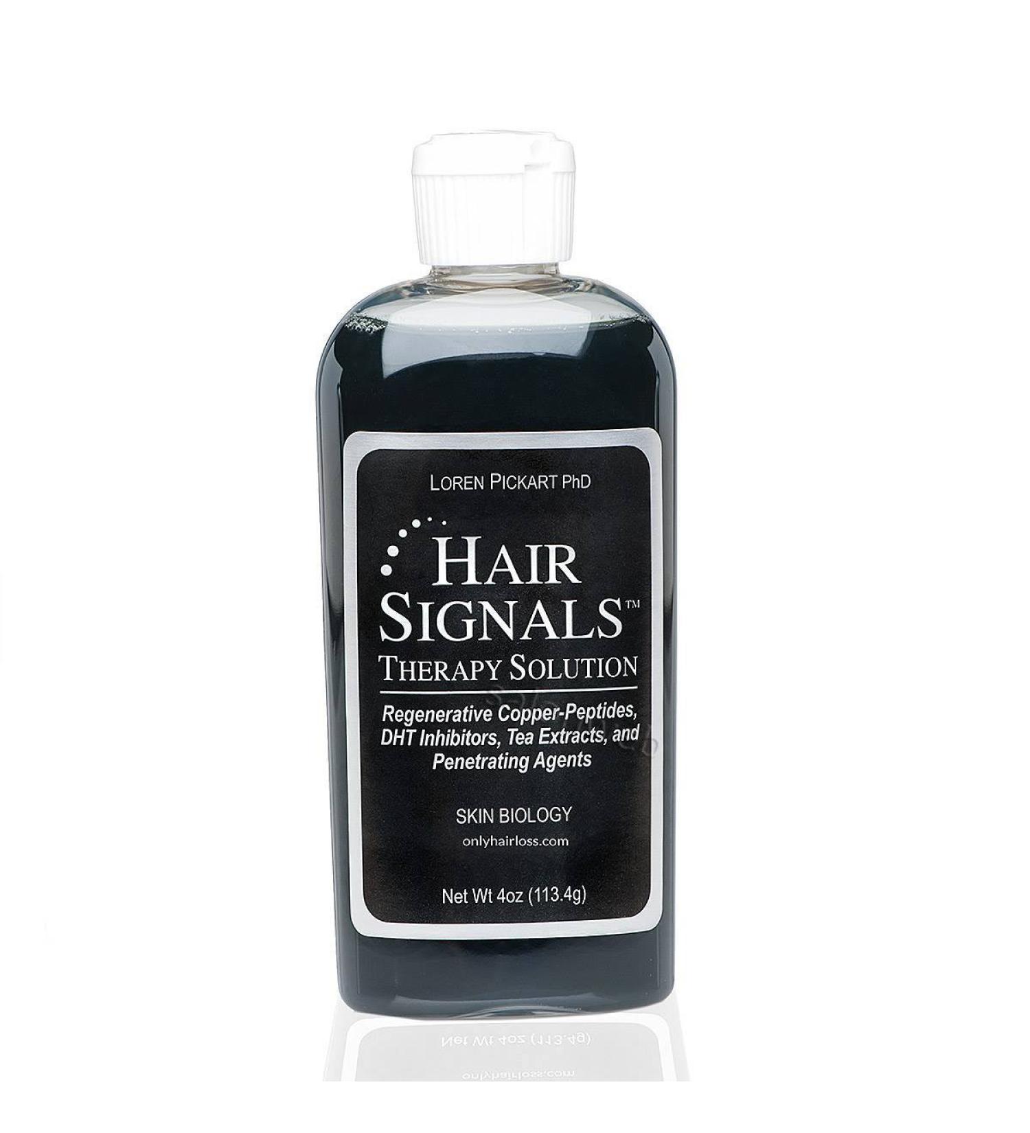Copper Peptides for Hair Loss Hair Signal Solution by Dr. Pickart 4 oz.