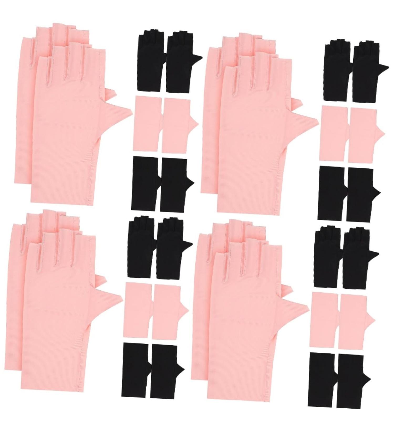 POPETPOP 16 Pairs Nail Gloves Anti Gloves for Gel Nails Gloves for Nails Uv Rays Gloves Fingerless Gloves Nail Art Supplies Anti Uv Gloves for Gel Nails Electric Car Nylon - Buy Online on GoSupps.com