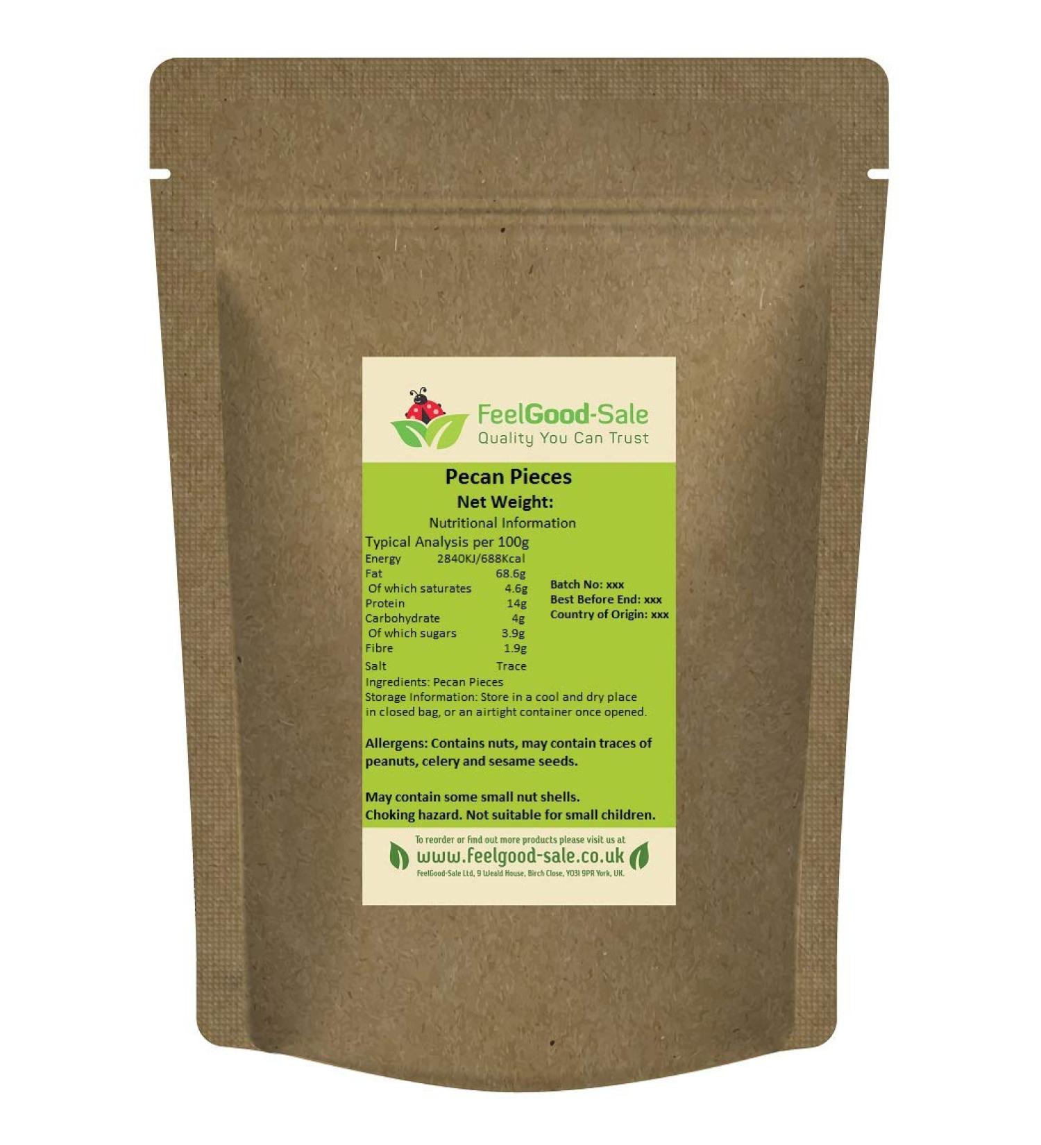 1kg USA Pecan Nuts Pieces (Value Range Use for Cooking Baking) - Buy Online on GoSupps.com
