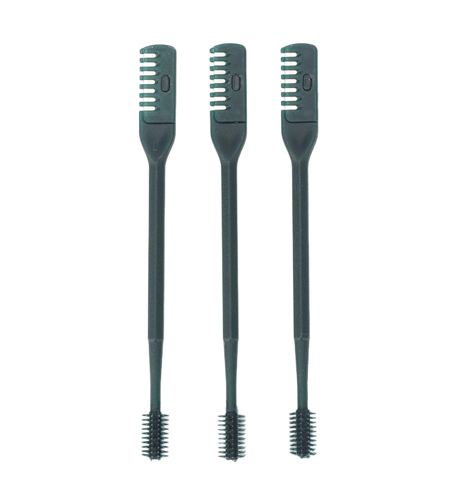 Cryfokt 3 Piece Manual Nose Hair Trimmer Professional Safety Nose Hair Knife Double Head Nostril Cleaner Eyebrow Nose Trimmer Nose Hair Clipper for Eyebrows Neck Nose Ears - Buy Online on GoSupps.com