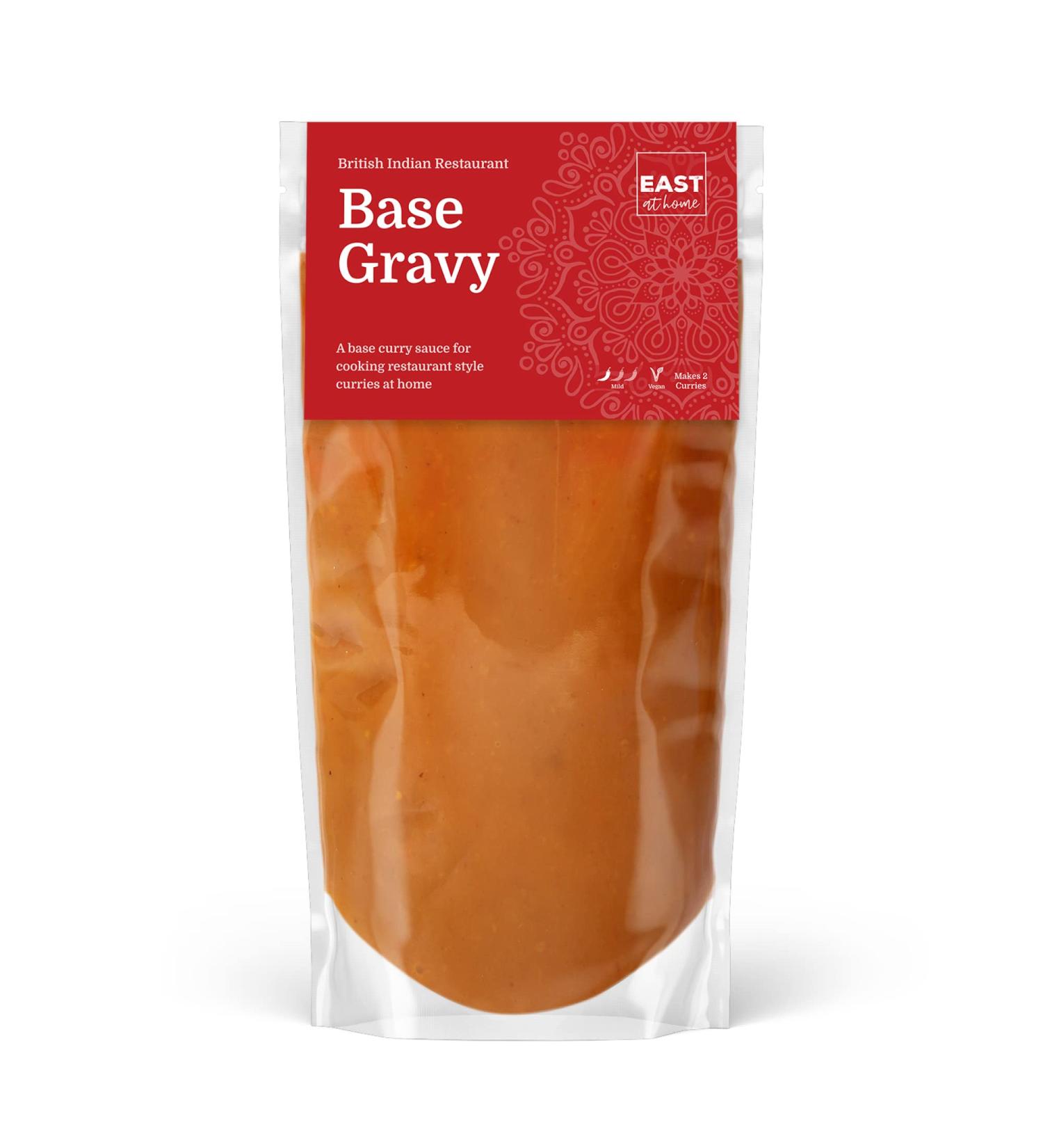 Base Gravy for Curry | 3 x 400g Packs | Make British Indian Restaurant (BIR) Style Curries at Home | East At Home - Buy Online on GoSupps.com