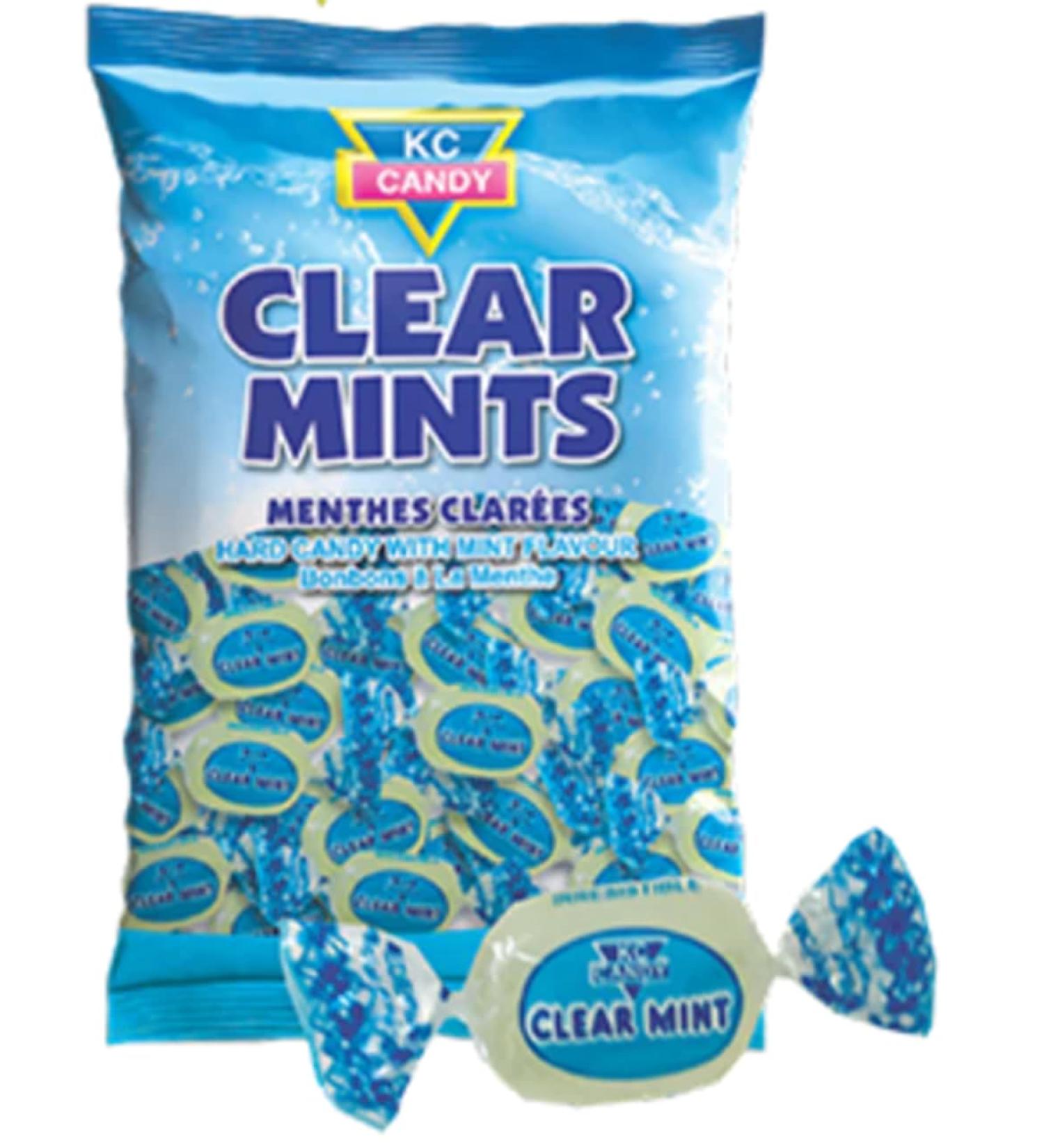 KC Candy Clear Mints 90g Box of 12-Fd