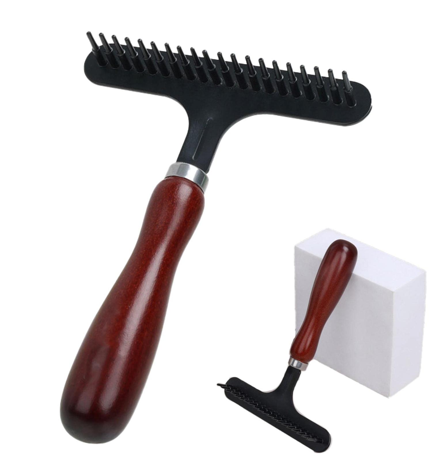 Nixotica Durable Pet Hair Removal Delicate Motion Massage Skin Rake Brush for Speed Grooming - Buy Online on GoSupps.com
