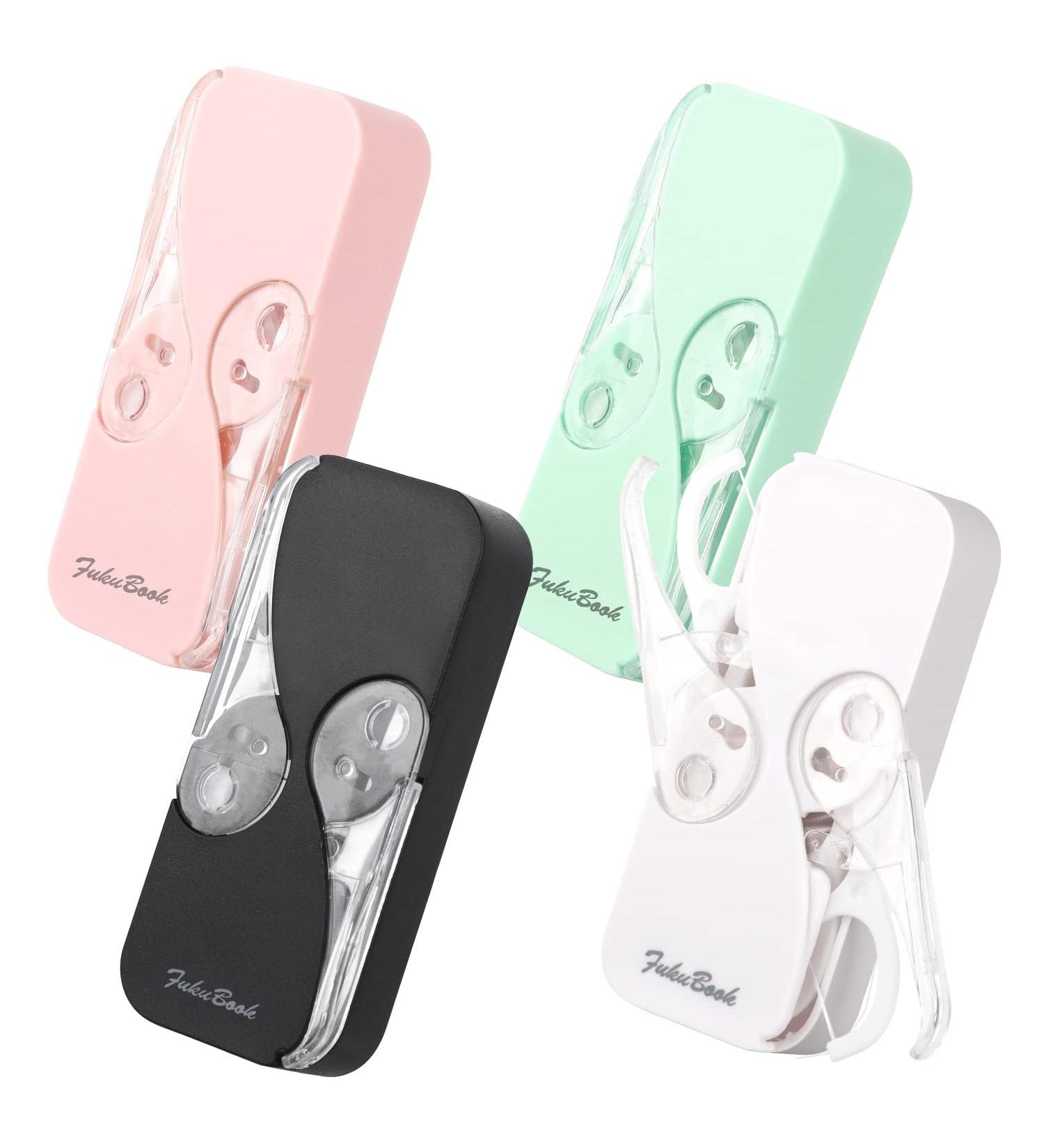 Portable Dental Floss Dispenser | Upgrade Automatic Travel Case & Organizer | Refillable Dental Holder (4 Pack) for Tooth Cleaning - Buy Online on GoSupps.com