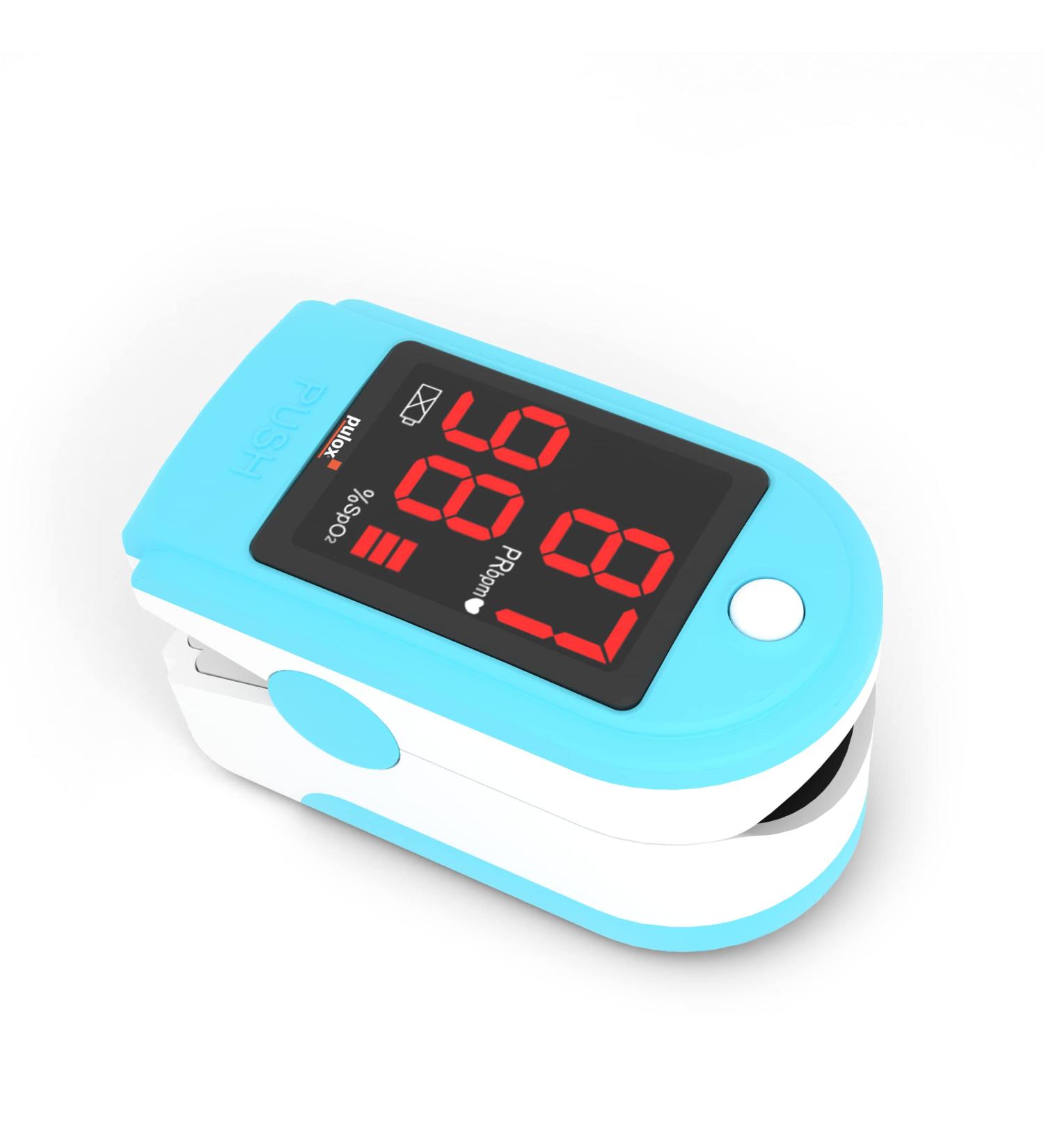 Buy Pulse Oximeter PULOX PO-100 Solo - Light Blue | Accurate Health Monitoring | Fast International Shipping - Buy Online on GoSupps.com