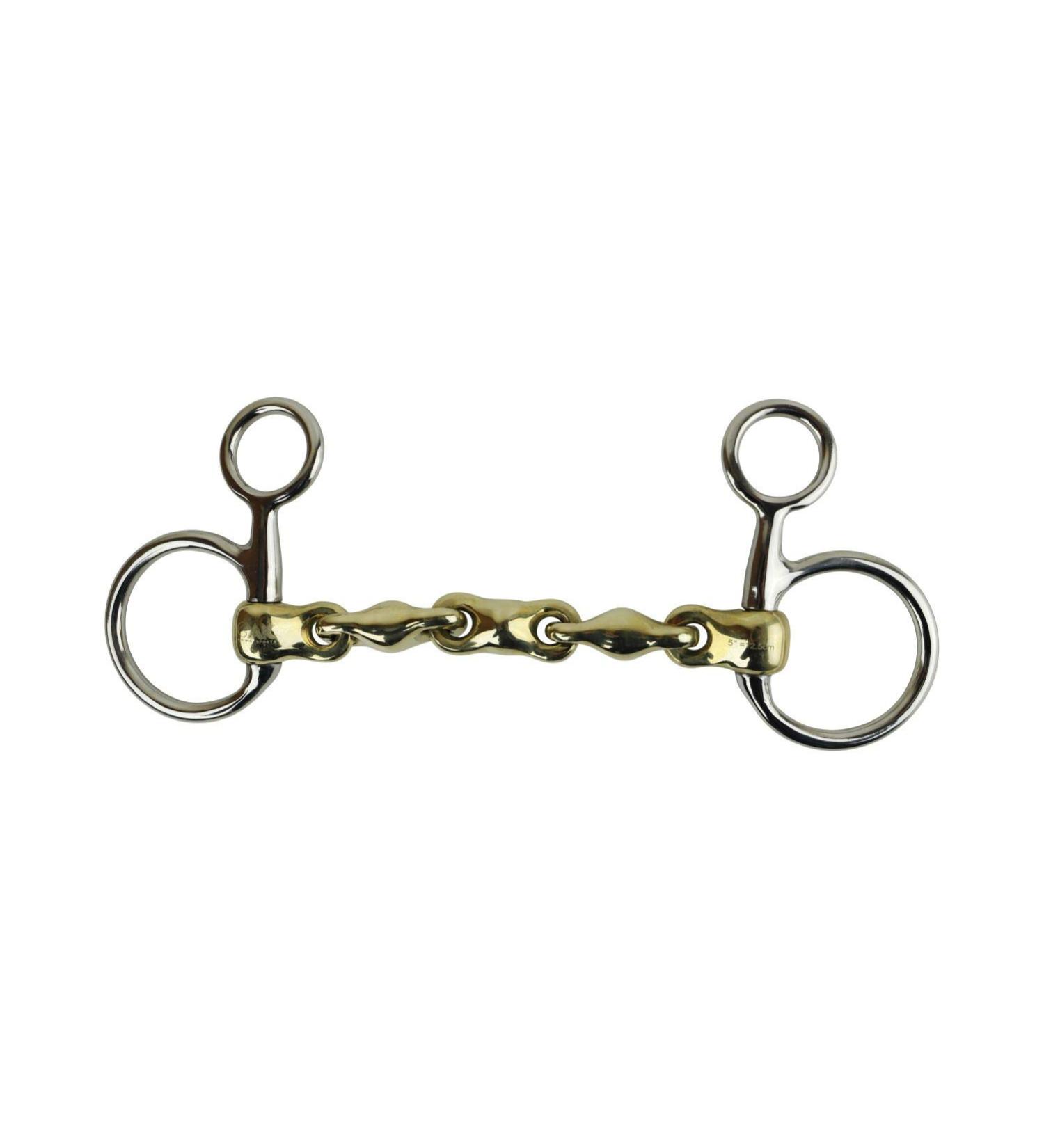 AK Waterford AKRS-2630 Hanging Cheek with Multi-Joint Mouthpiece 5.75 - Premium German Silver Bit | International Shipping Available - Buy Online on GoSupps.com