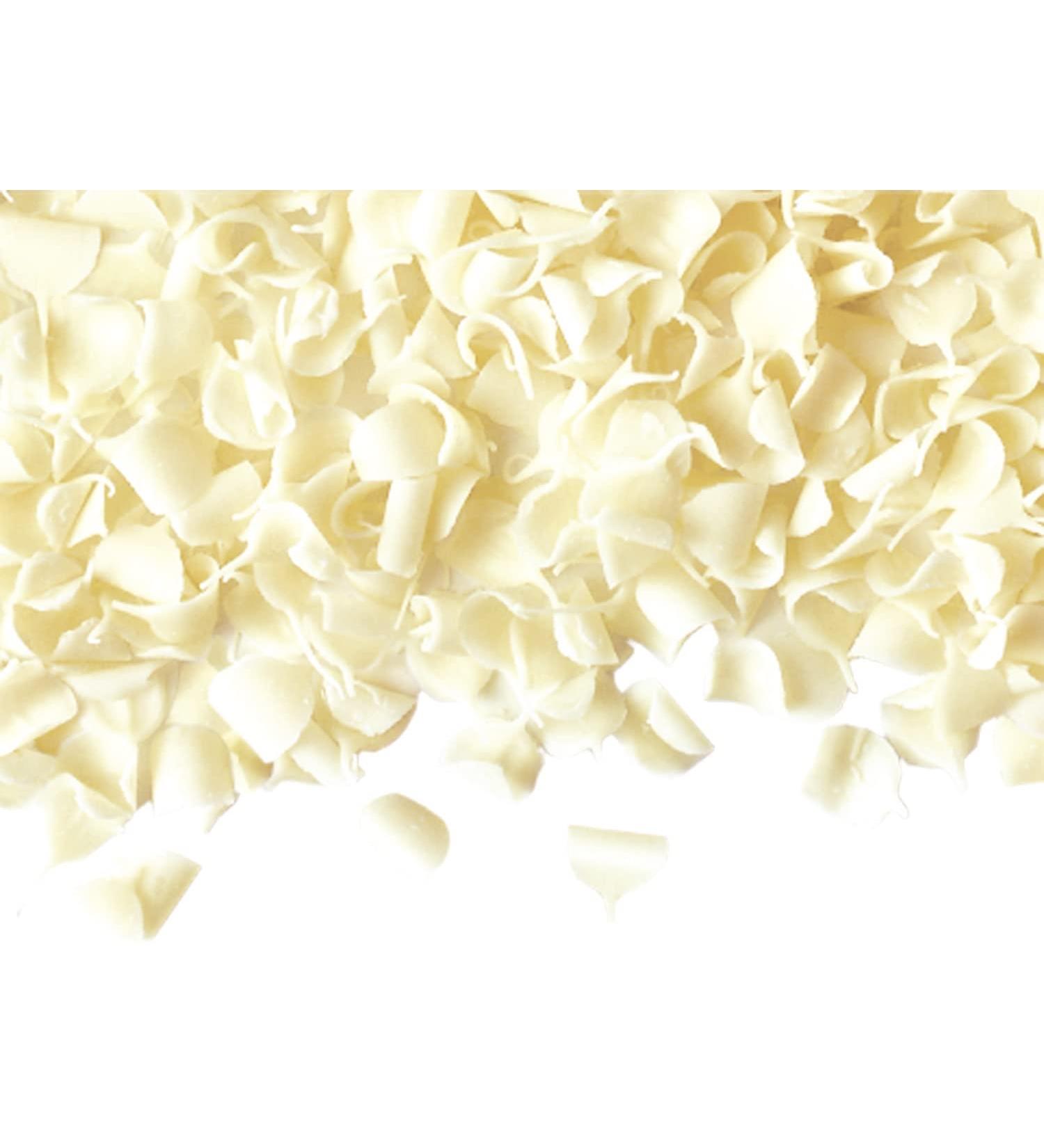 Edible White Chocolate Curls 50g - Buy Online on GoSupps.com