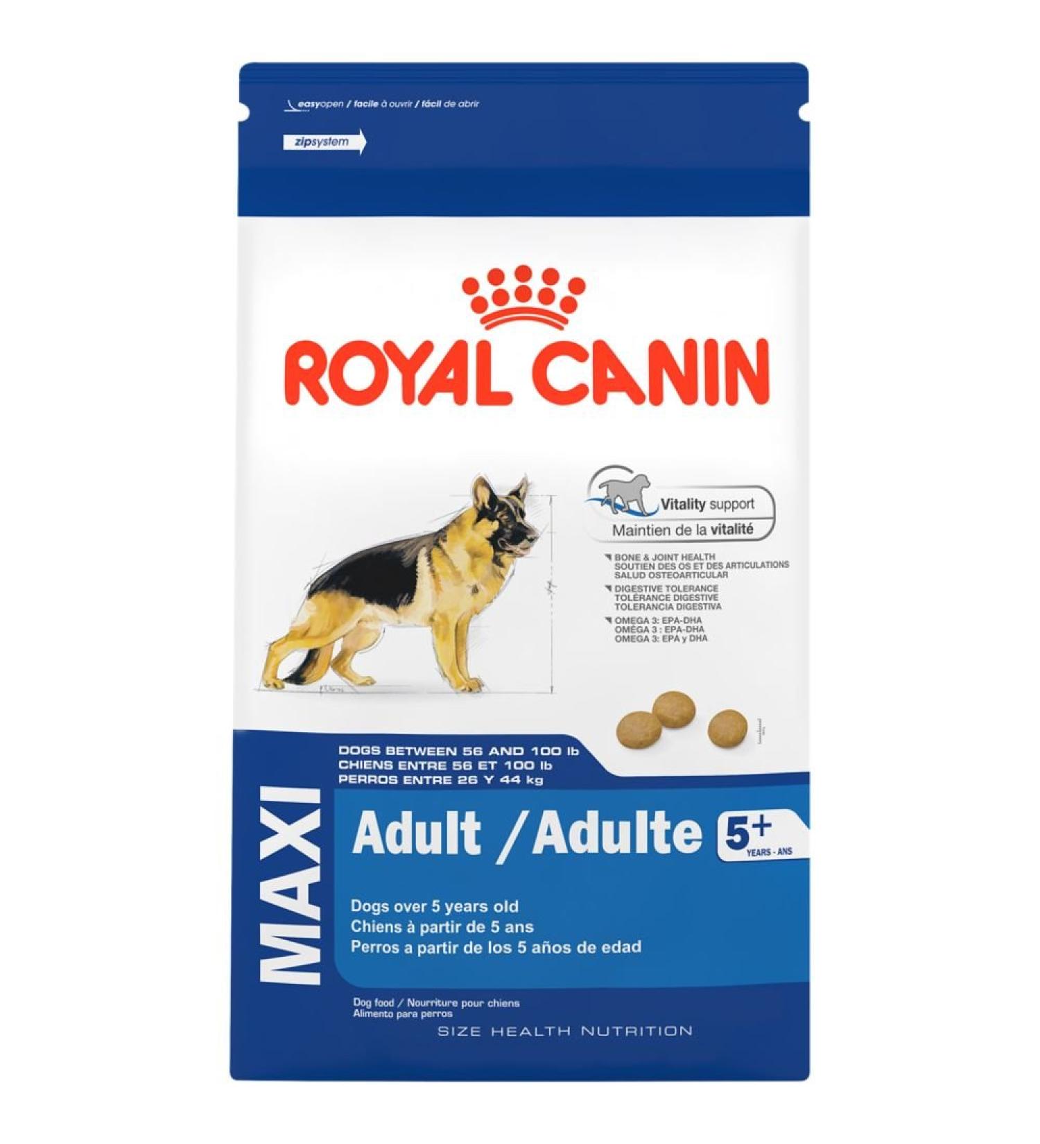 Royal Canin Maxi Adult 5+ Dog Food 4kg - Buy Online on GoSupps.com