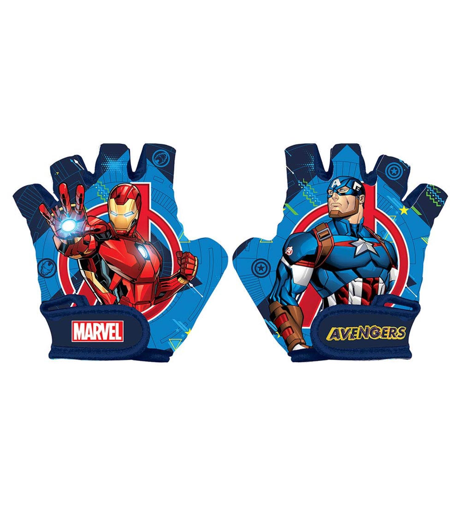 Disney Boys Avengers Cycling Gloves Multicoloured Size S (Hand Circumference Approx. 15cm)