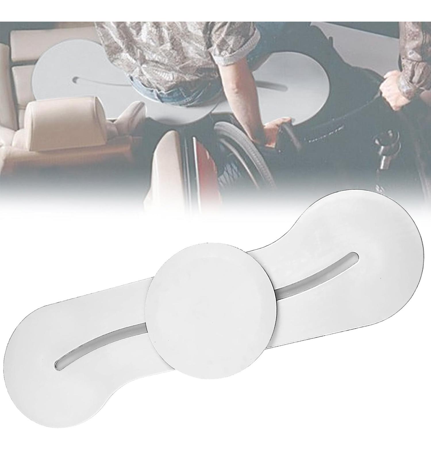 Wheelchair Transfer Mat Abs Plastic Sliding Transfer Aid Weight Capacity Transfer Aid for Transferring Patient Handica from Wheelchair to Bed Toilet Tub Car White