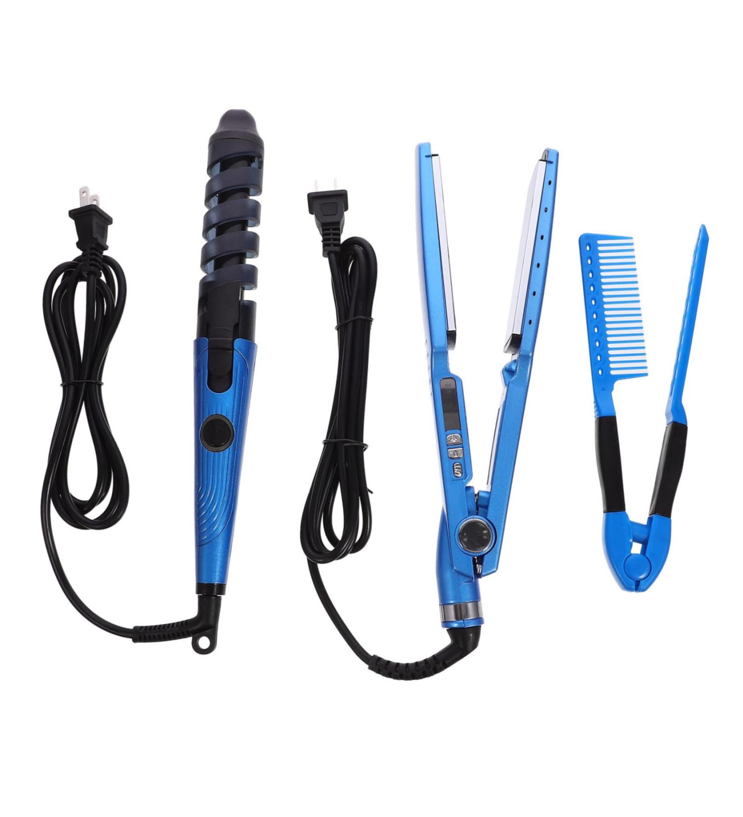 Healeved 1 Set Curling Iron Set Hair Curler Curling Wand Hair Rollers Comb Hair Styling Tool Abs - Buy Online on GoSupps.com