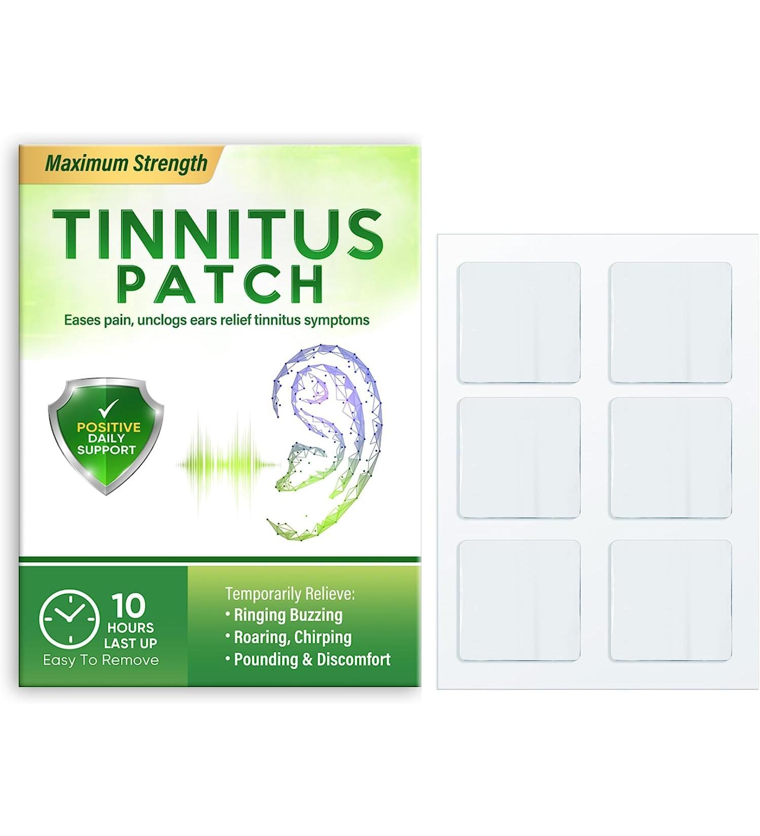Natural Herbal Tinnitus Relief Patches - 48 Pcs - Improve Hearing & Relieve Discomfort - Buy Online on GoSupps.com
